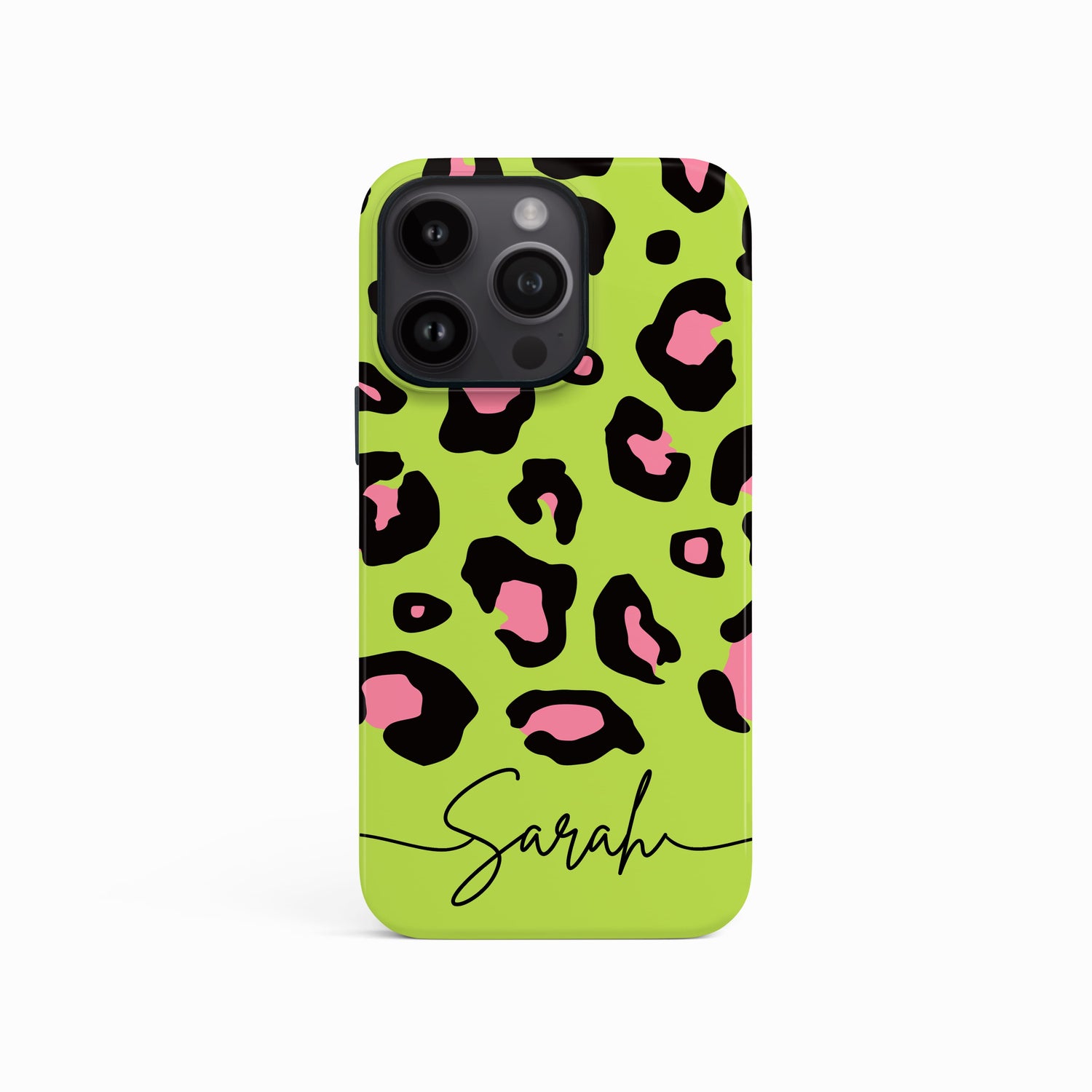 Green and Pink Personalised Leopard Print Case  Phone Case