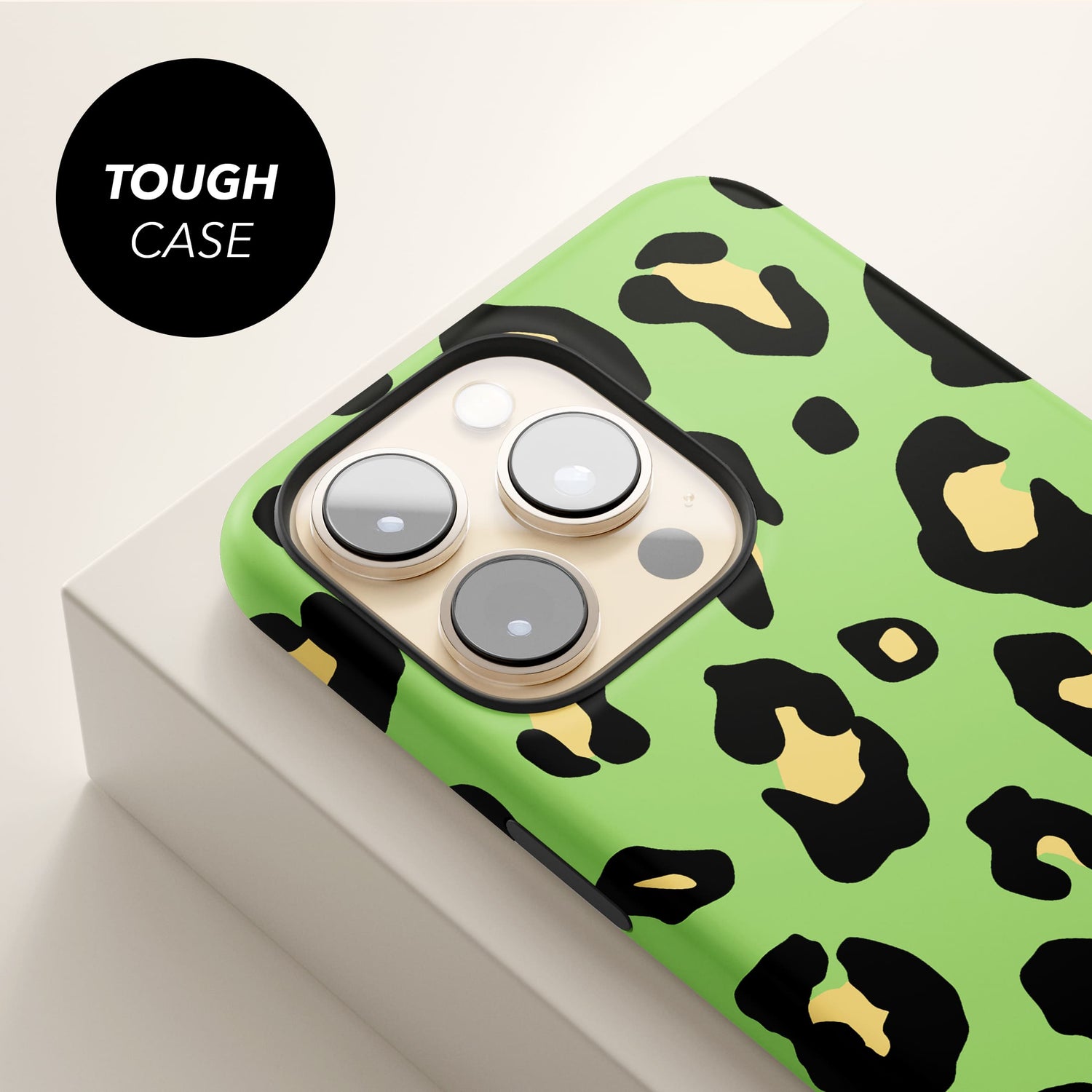 Personalised Green Yellow Leopard Print Case  Phone Case