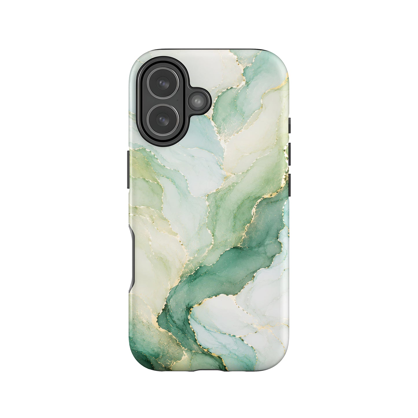 Personalised Green Marble Print Case