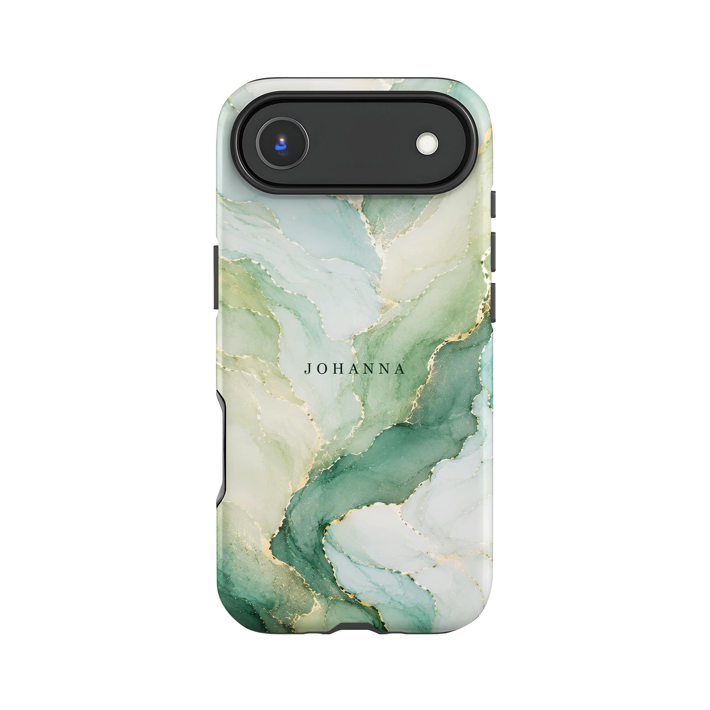 Personalised Green Marble Print Case