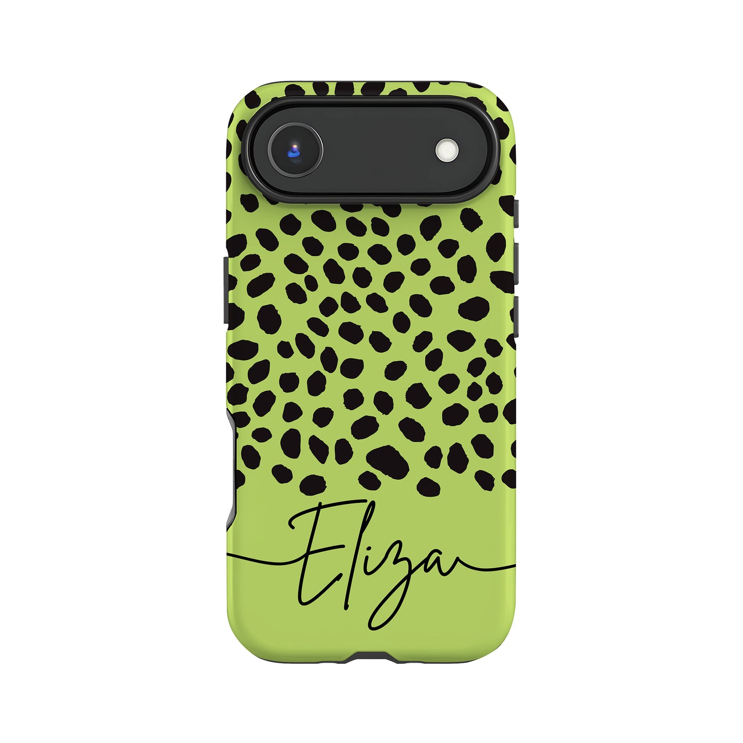 Personalised Green Cheetah Print Case