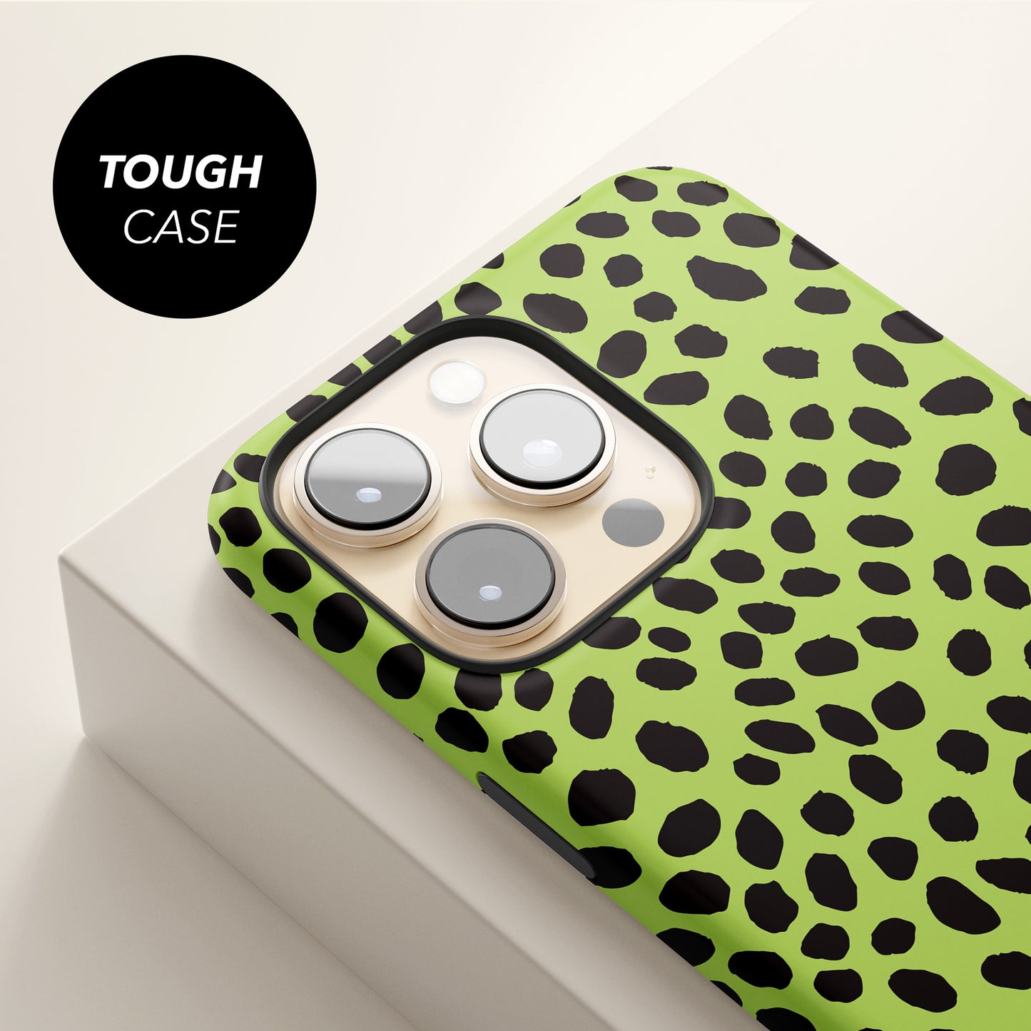 Personalised Green Cheetah Print Case