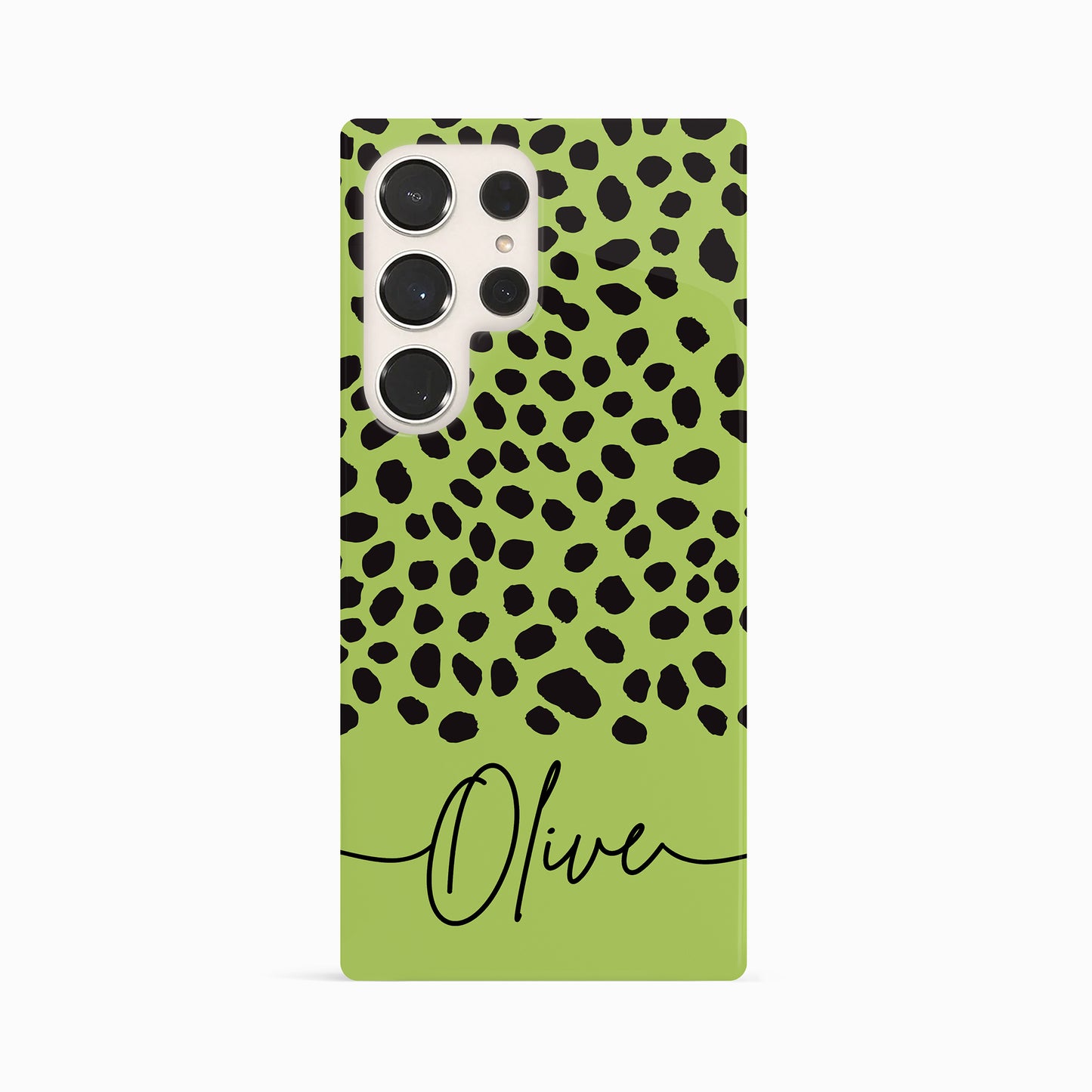 Personalised Green Cheetah Print Case