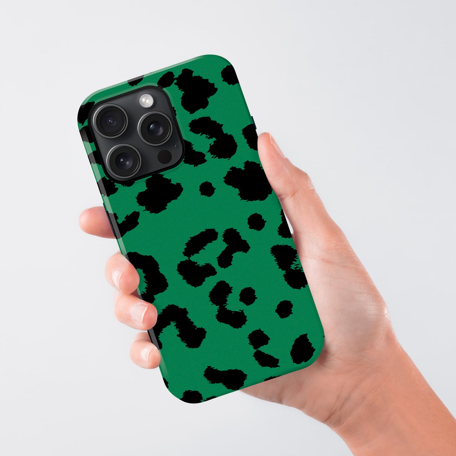 Green Custom Leopard Print Phone Case Phone Case