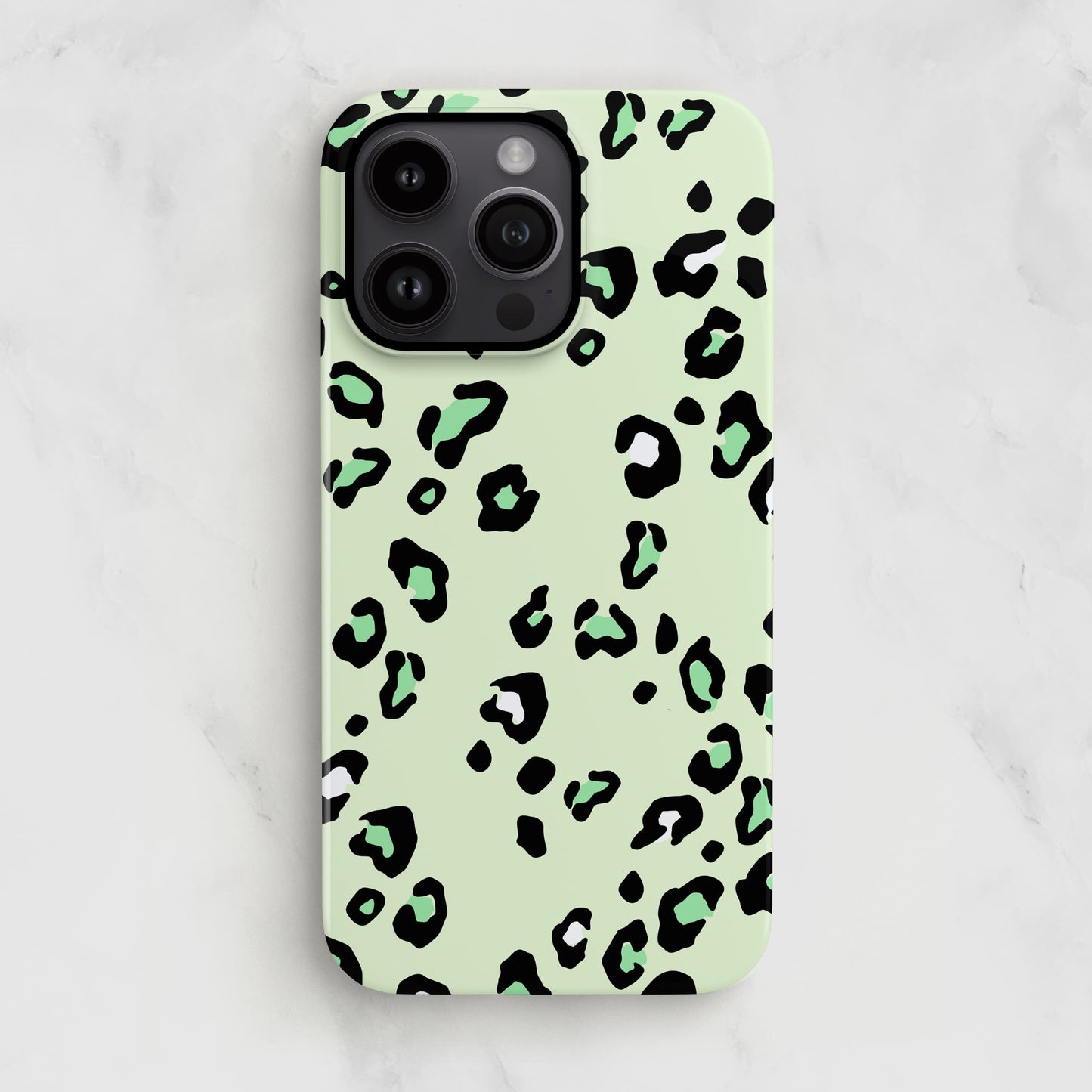 Lime Green Leopard Print Case  Phone Case