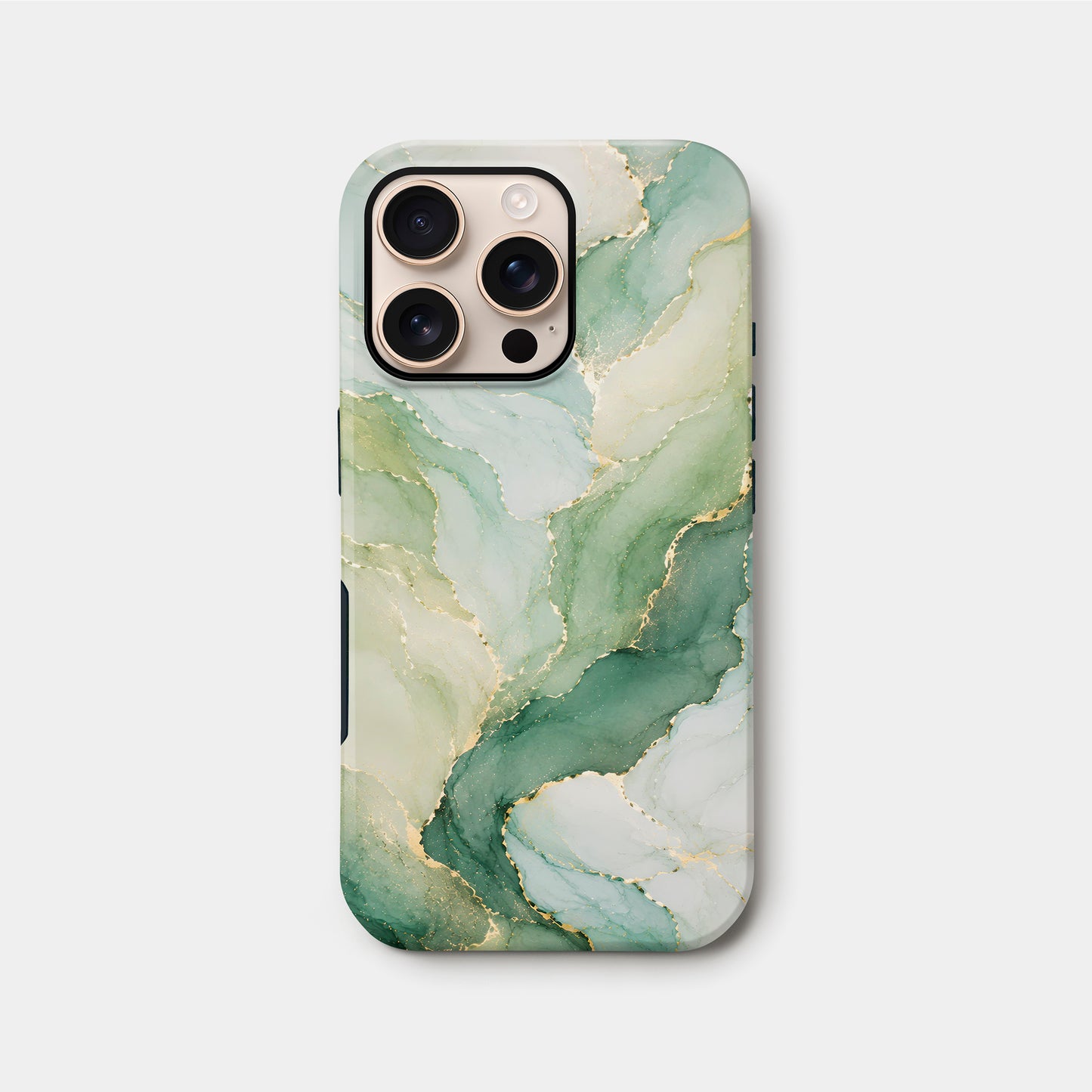 Personalised Green Marble Print Case