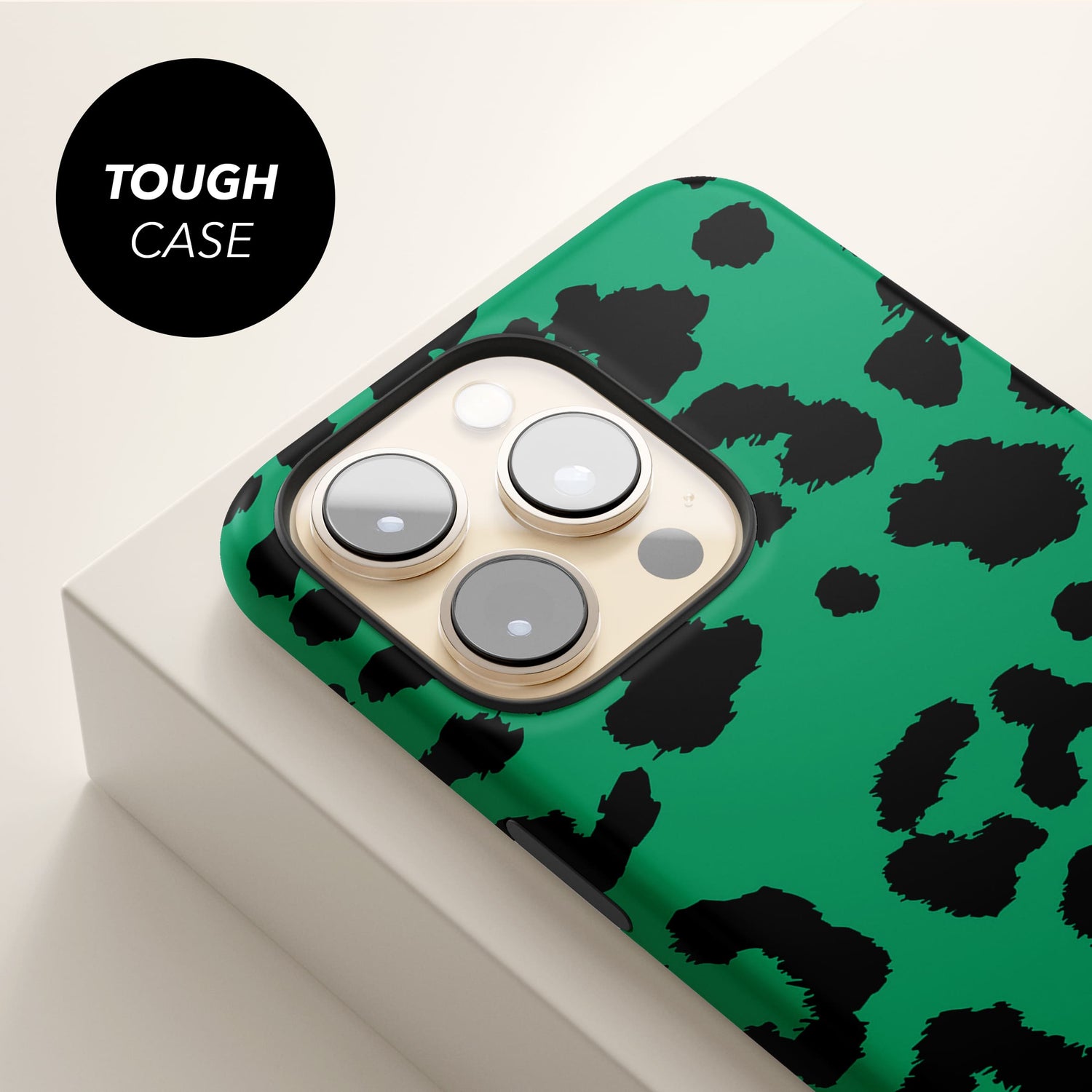 Green Custom Leopard Print Phone Case  Phone Case