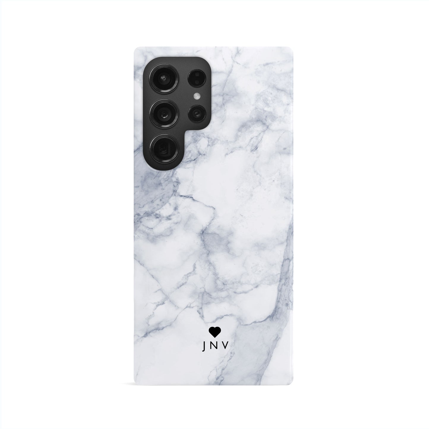 Personalised Text White Marble Phone Case Phone Case