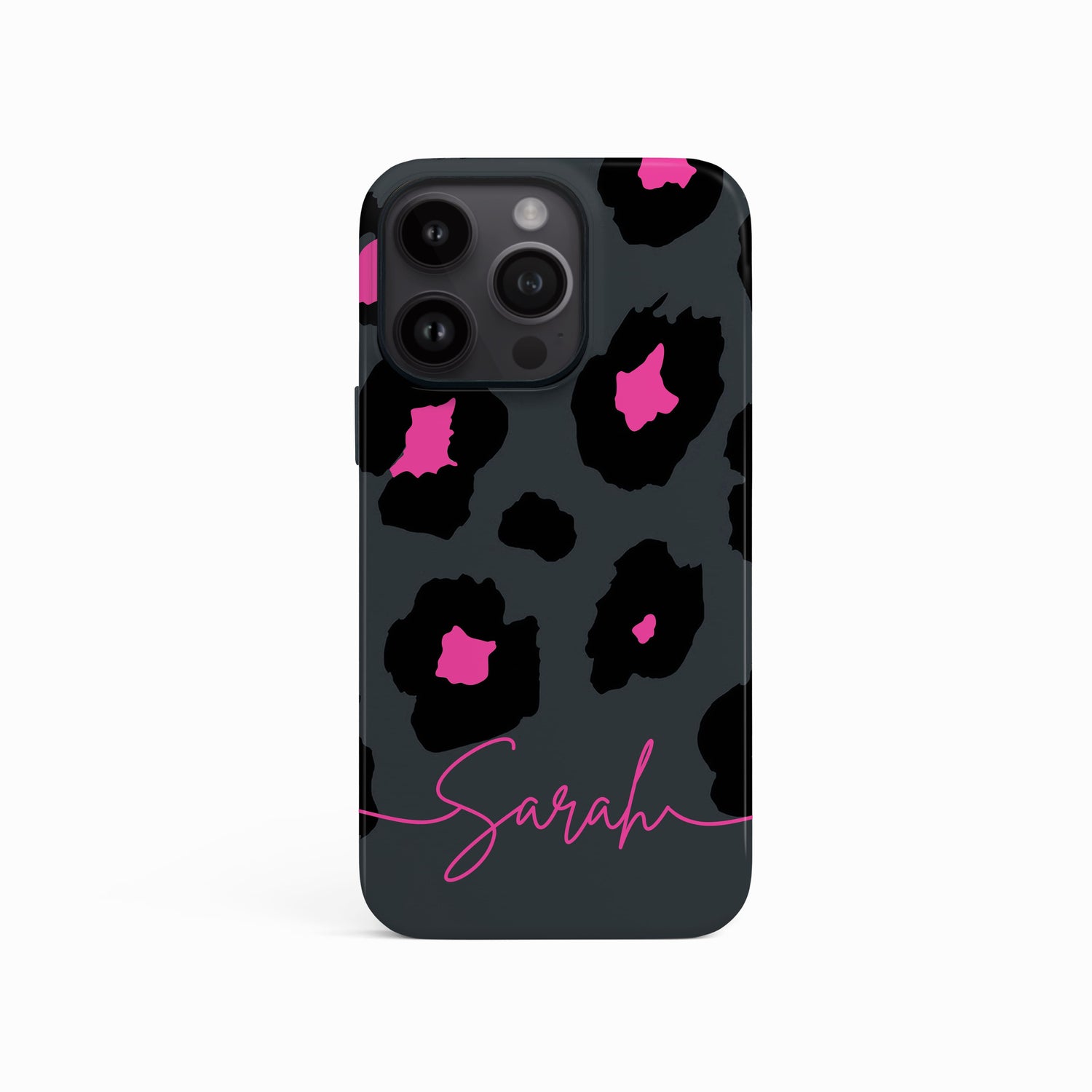 Pink Grey Leopard Print Case  Phone Case