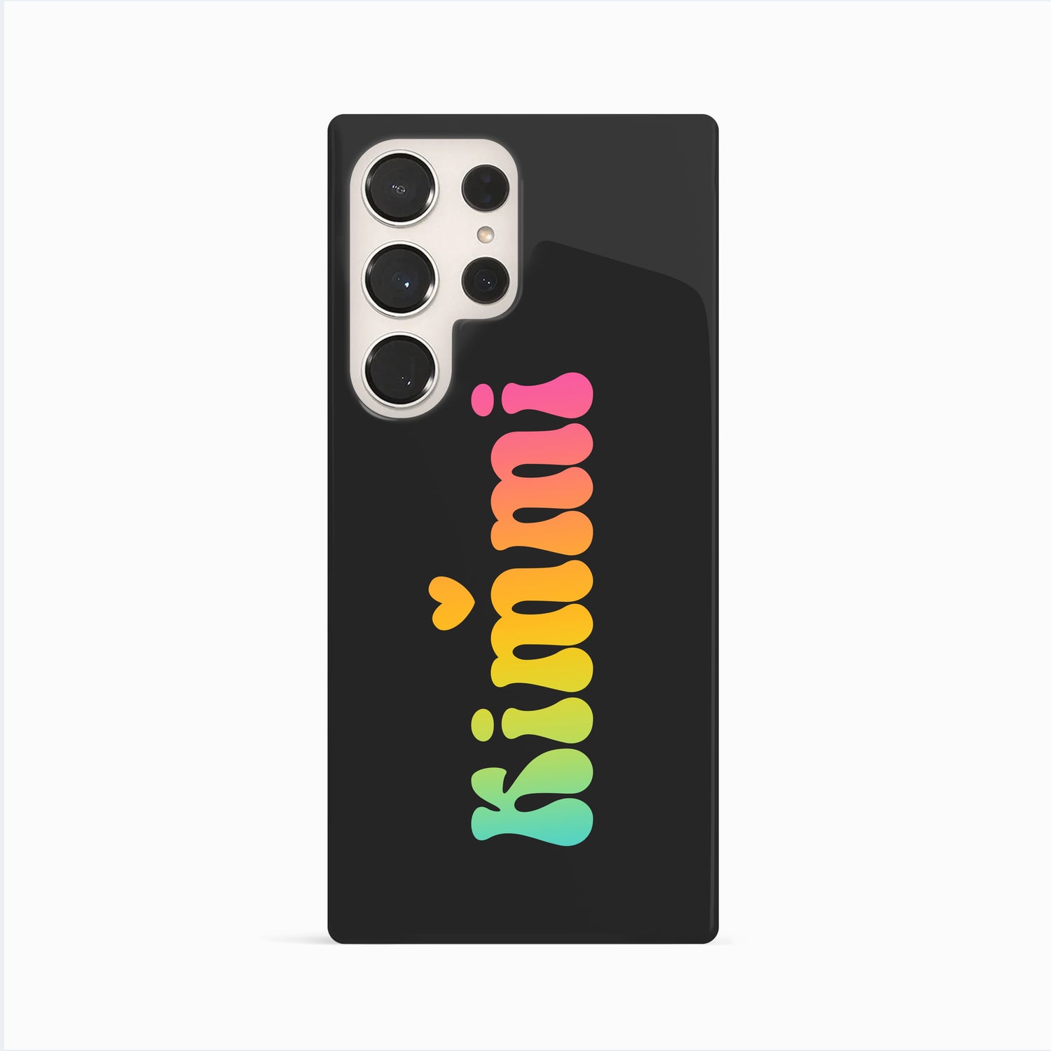 Rainbow Groovy Name Case Samsung Galaxy S23 Ultra Phone Case