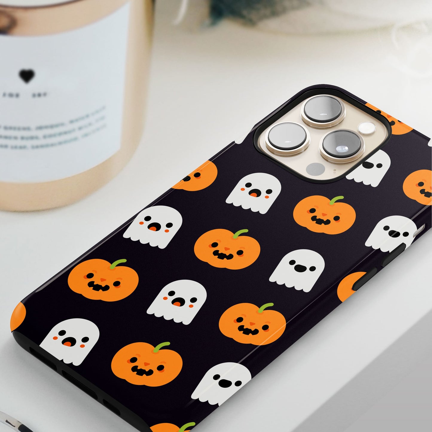 Halloween Ghost and Pumpkin Pattern Case  Phone Case