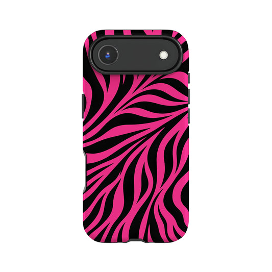 Hot Pink Zebra Print Case iPhone 17 Air Phone Case