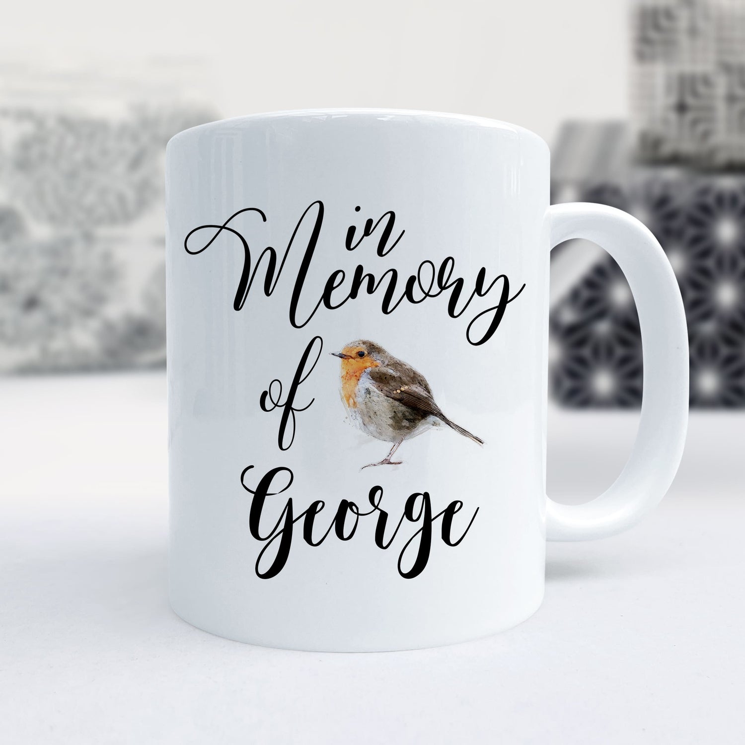 In Memory Bird Art Remembrance Gift Mug  Mug