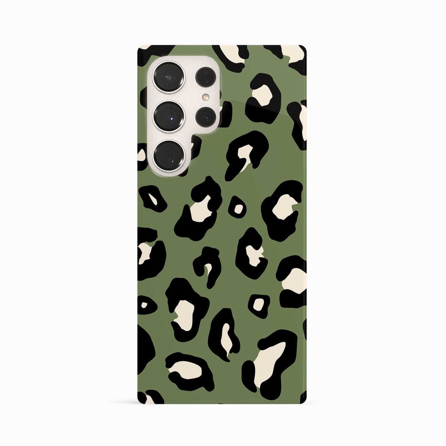 Khaki Leopard Print Animal Spots Pattern Phone Case Samsung Galaxy S23 Ultra Phone Case