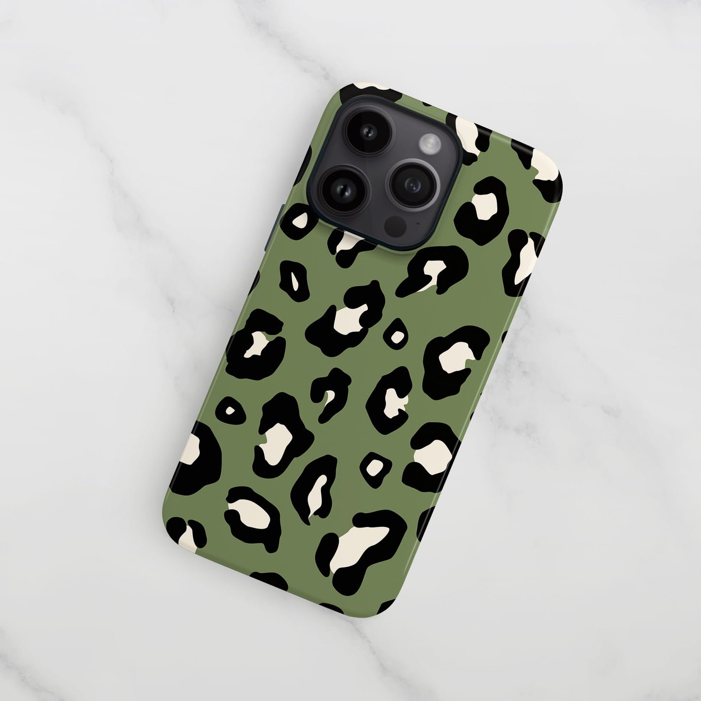 Khaki Leopard Print Animal Spots Pattern Phone Case  Phone Case