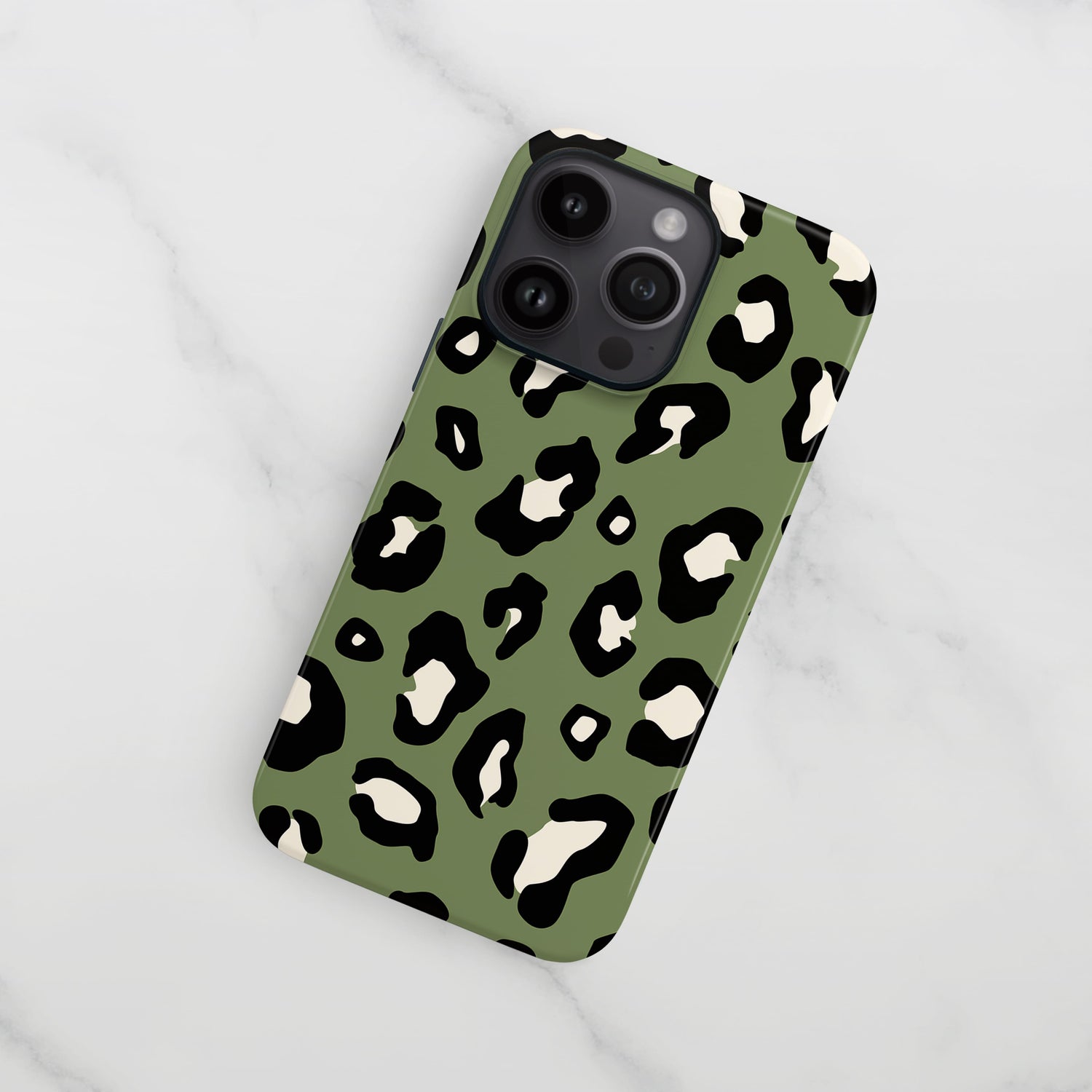 Khaki Leopard Print Animal Spots Pattern Phone Case  Phone Case