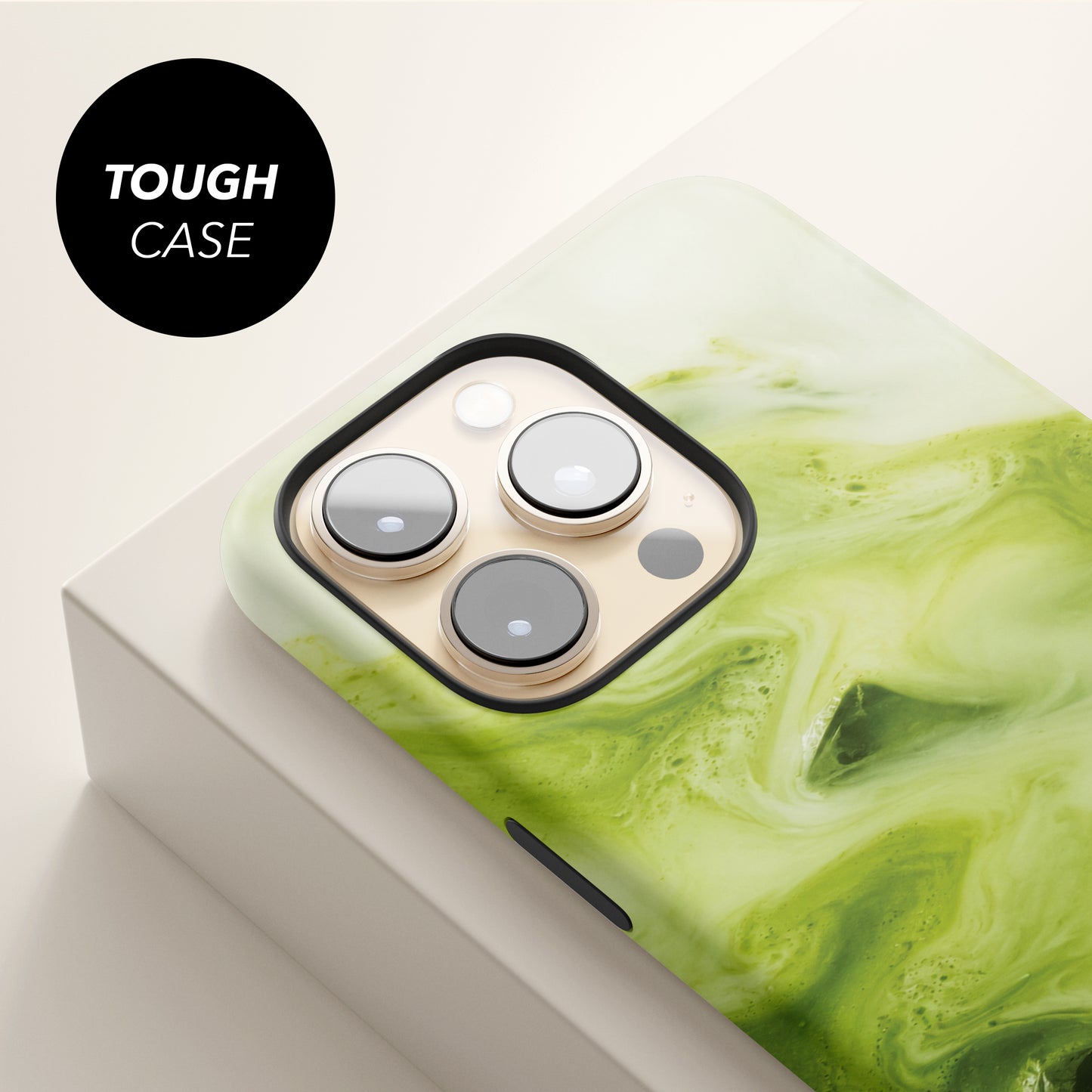 Matcha Latte Print Phone Case