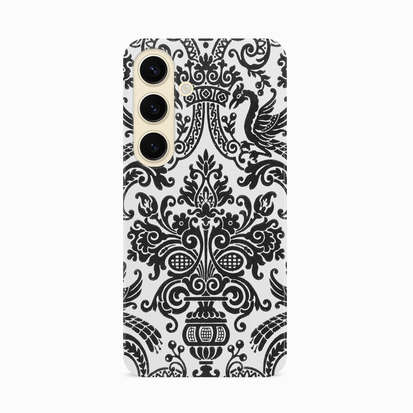 Personalised Black & White Damask Toile Case Phone Case