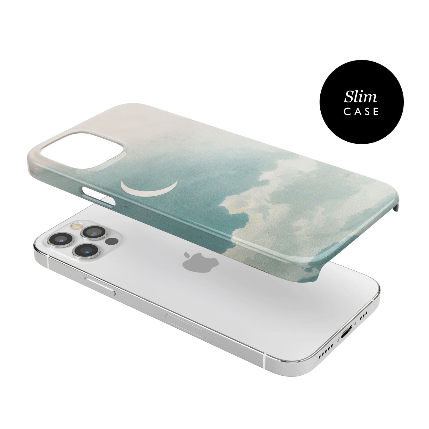 Moon and Sky Vintage Print Personalised Case  Phone Case