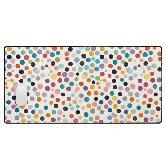 Multicolour Polka Dot Desk & Gaming Mat Desk & Gaming Mat