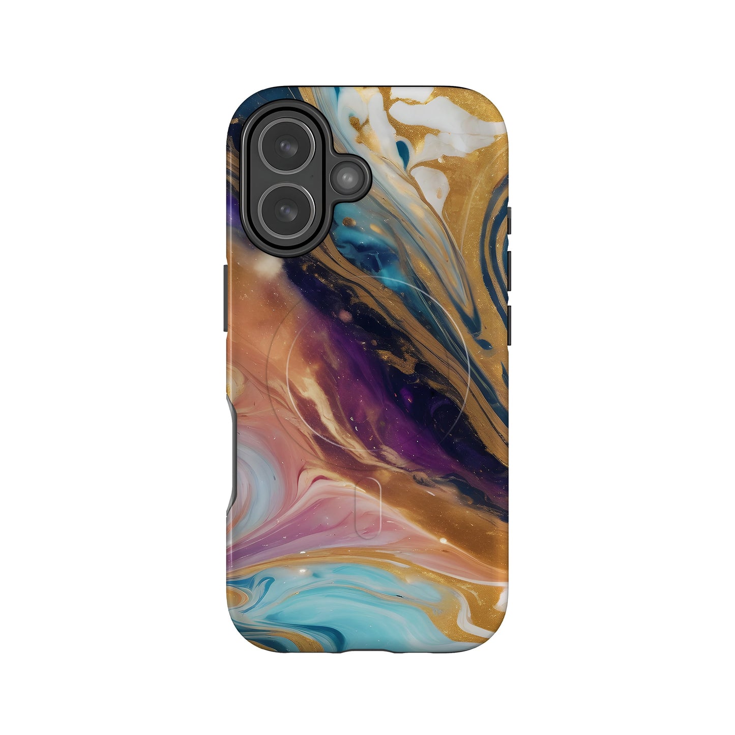 Gold Rainbow Marble Magsafe Case
