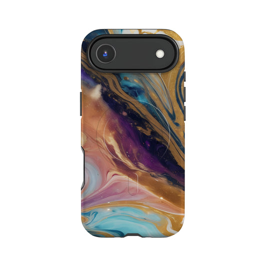 Gold Rainbow Marble Magsafe Case