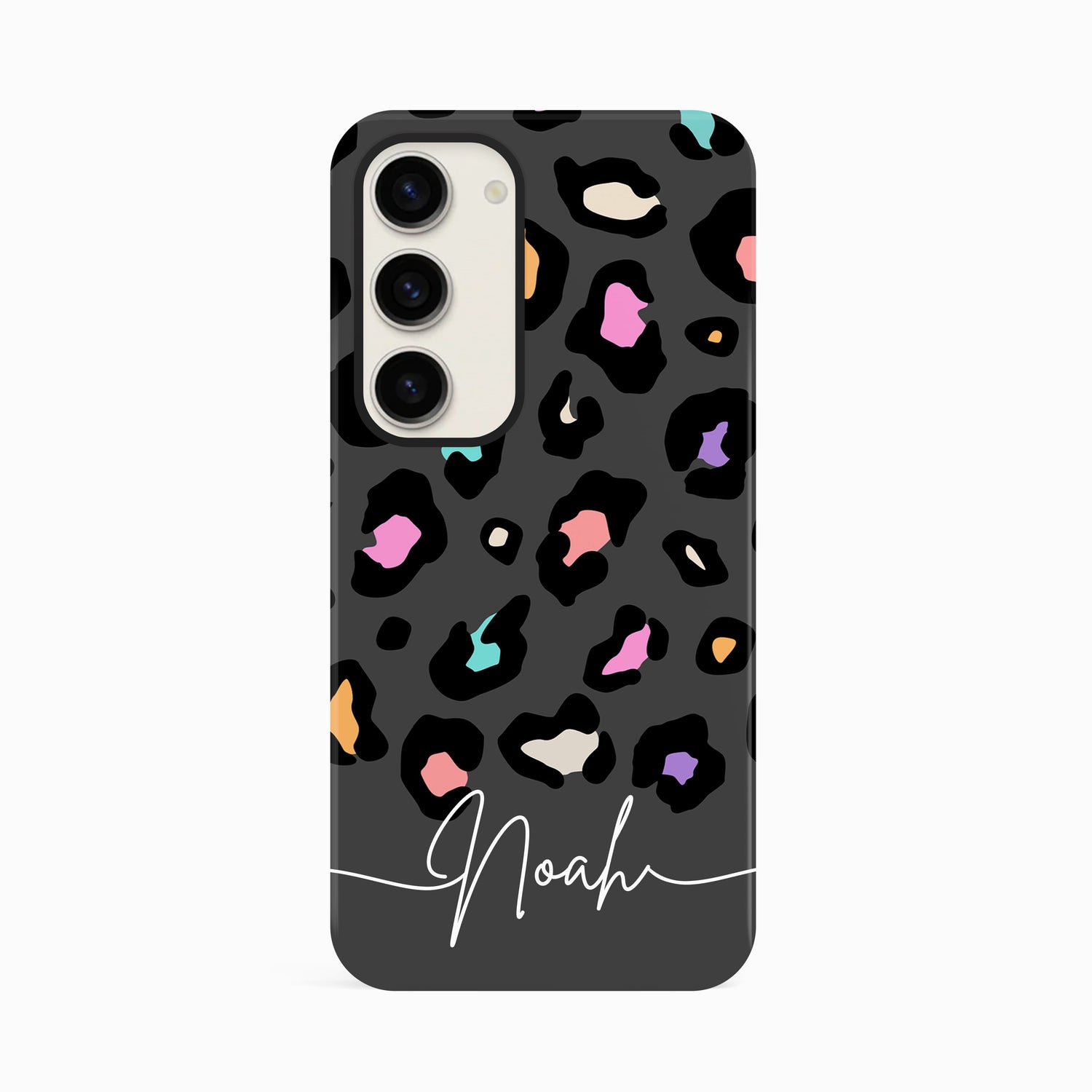 Rainbow Grey Leopard Spots Pattern Case  Phone Case