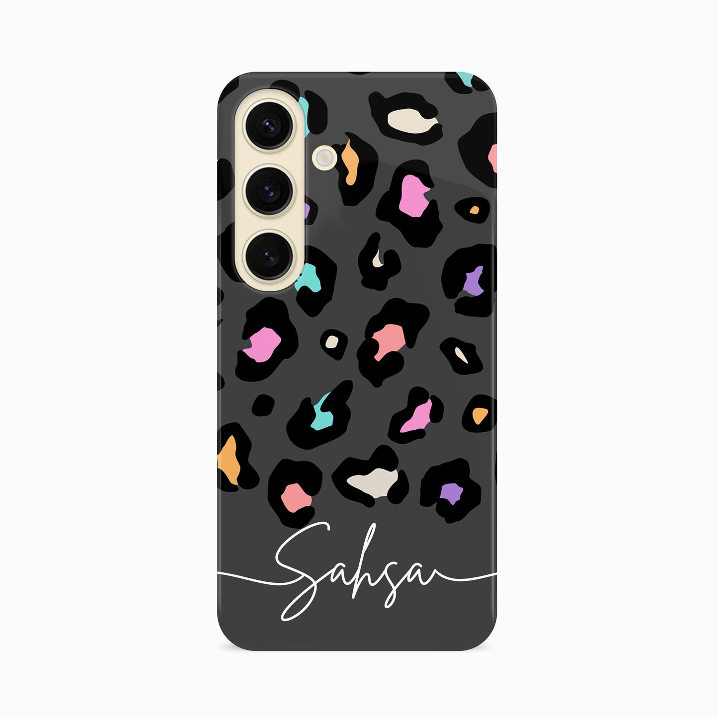 Rainbow Grey Leopard Spots Pattern Case Phone Case