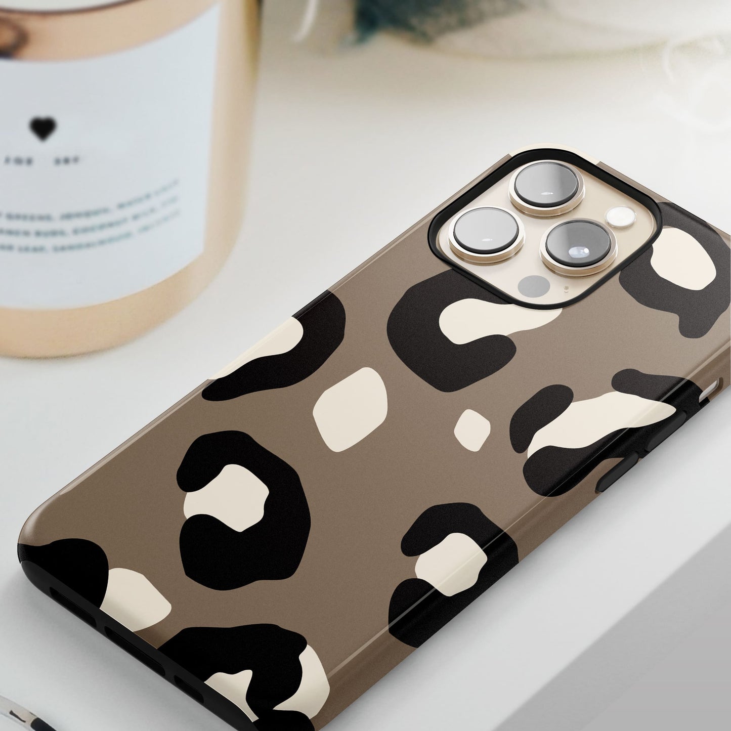 Muted Brown Leopard Print Phone Case  Phone Case