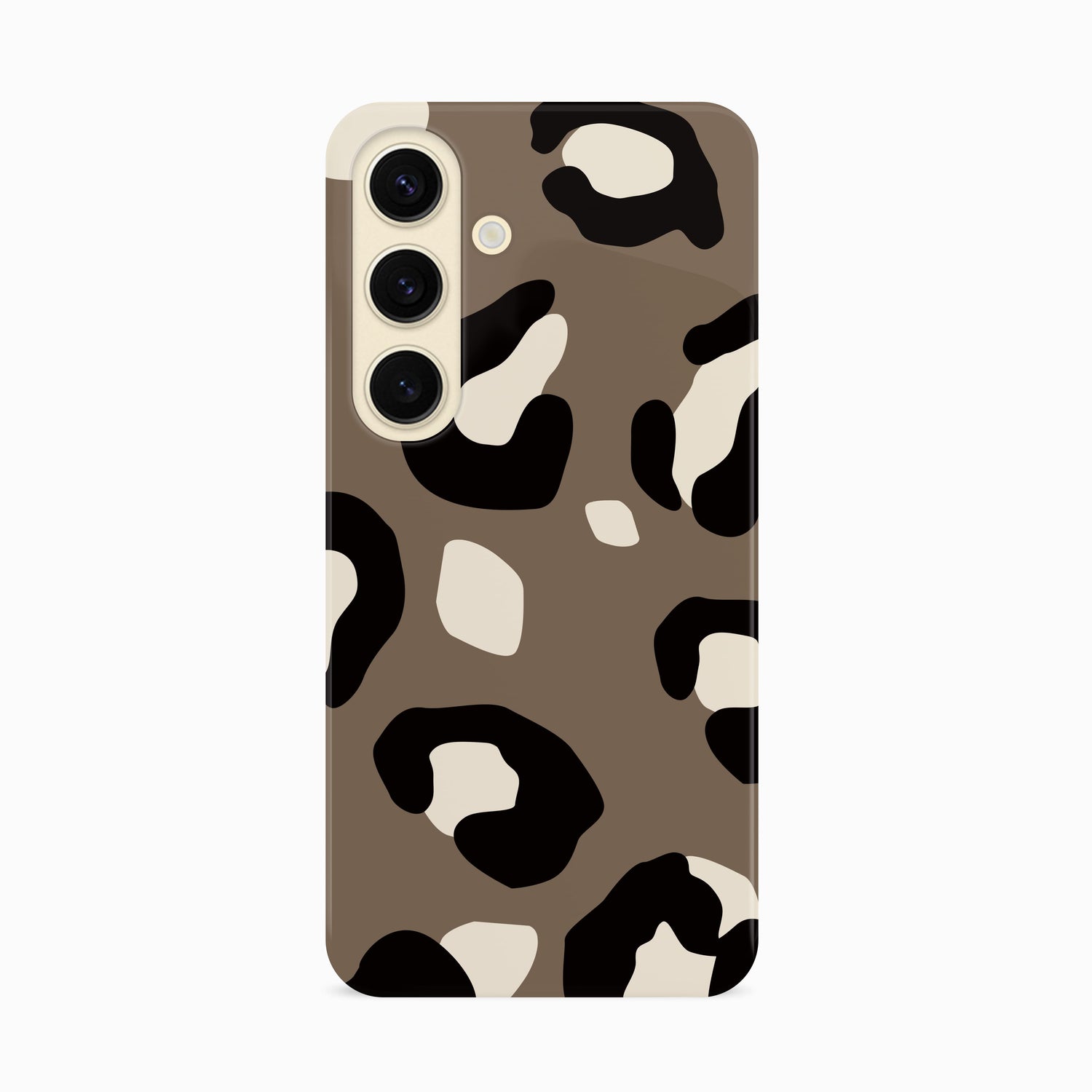 Muted Brown Leopard Print Phone Case Samsung Galaxy S24 Phone Case