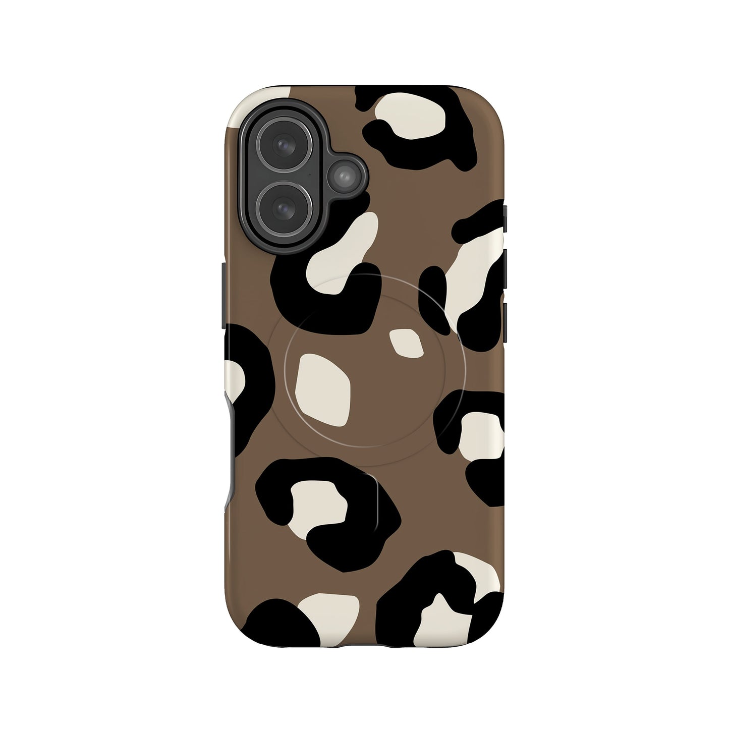 Muted Brown Leopard Print Magsafe Case