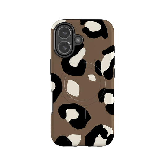 Muted Brown Leopard Print Magsafe Case