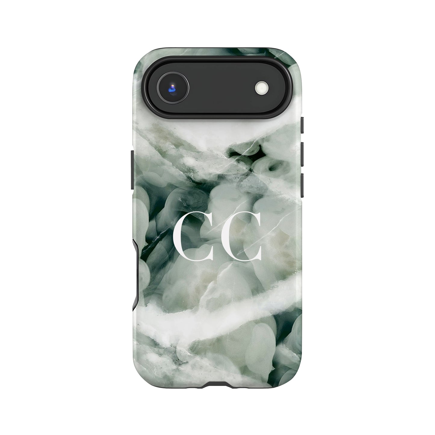 Muted Teal Green Marble Phone Case iPhone 17 Air Phone Case