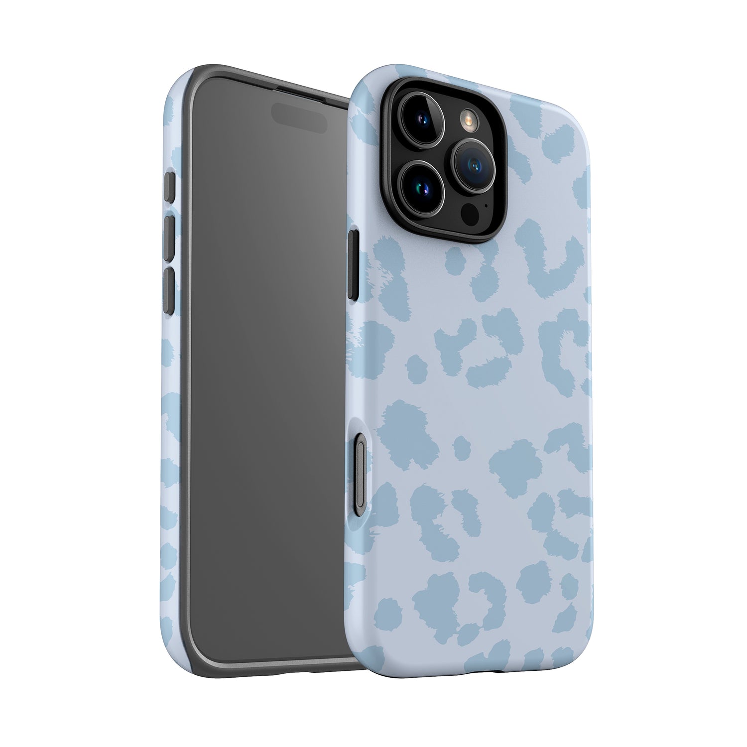 Muted Light Blue Leopard Print Case Phone Case