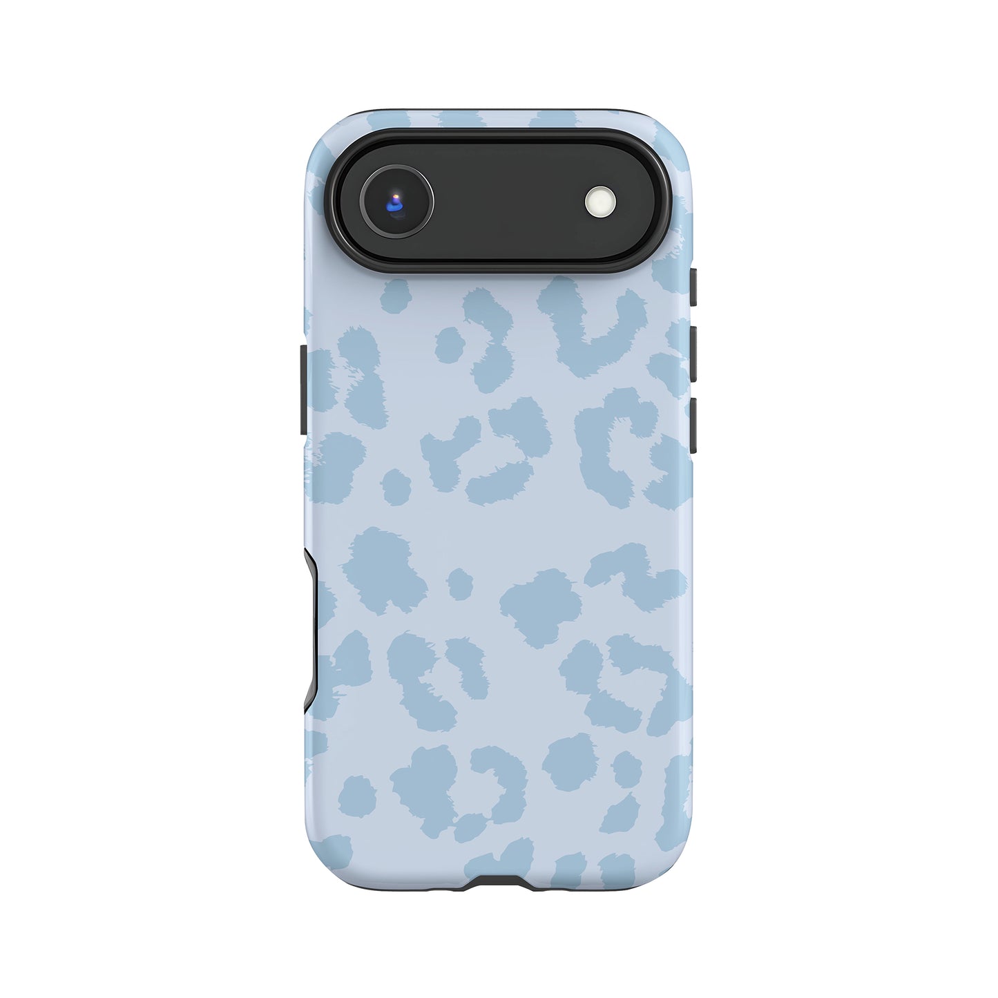 Muted Light Blue Leopard Print Case iPhone 17 Air Phone Case
