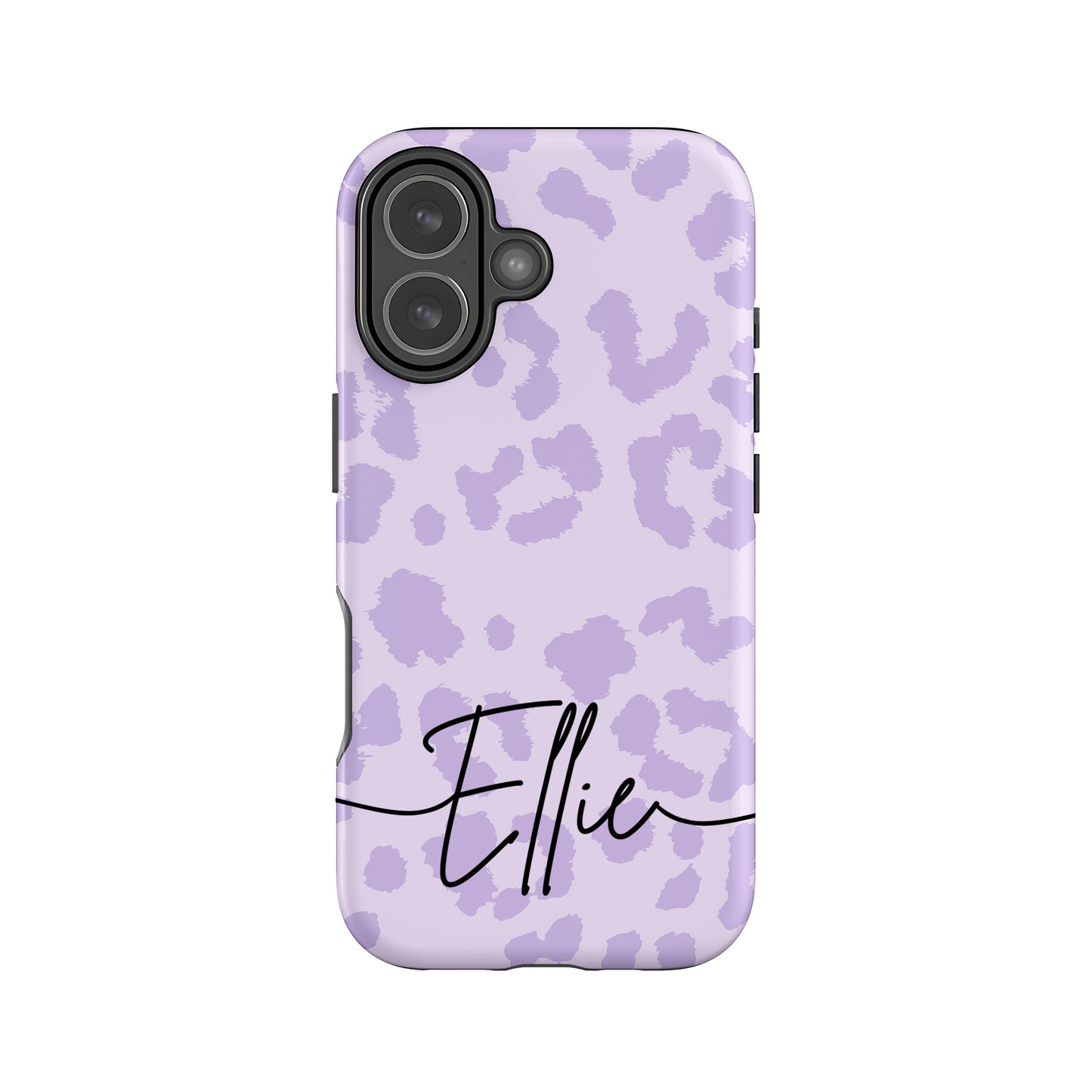 Personalised Purple Leopard Spot Pattern Case