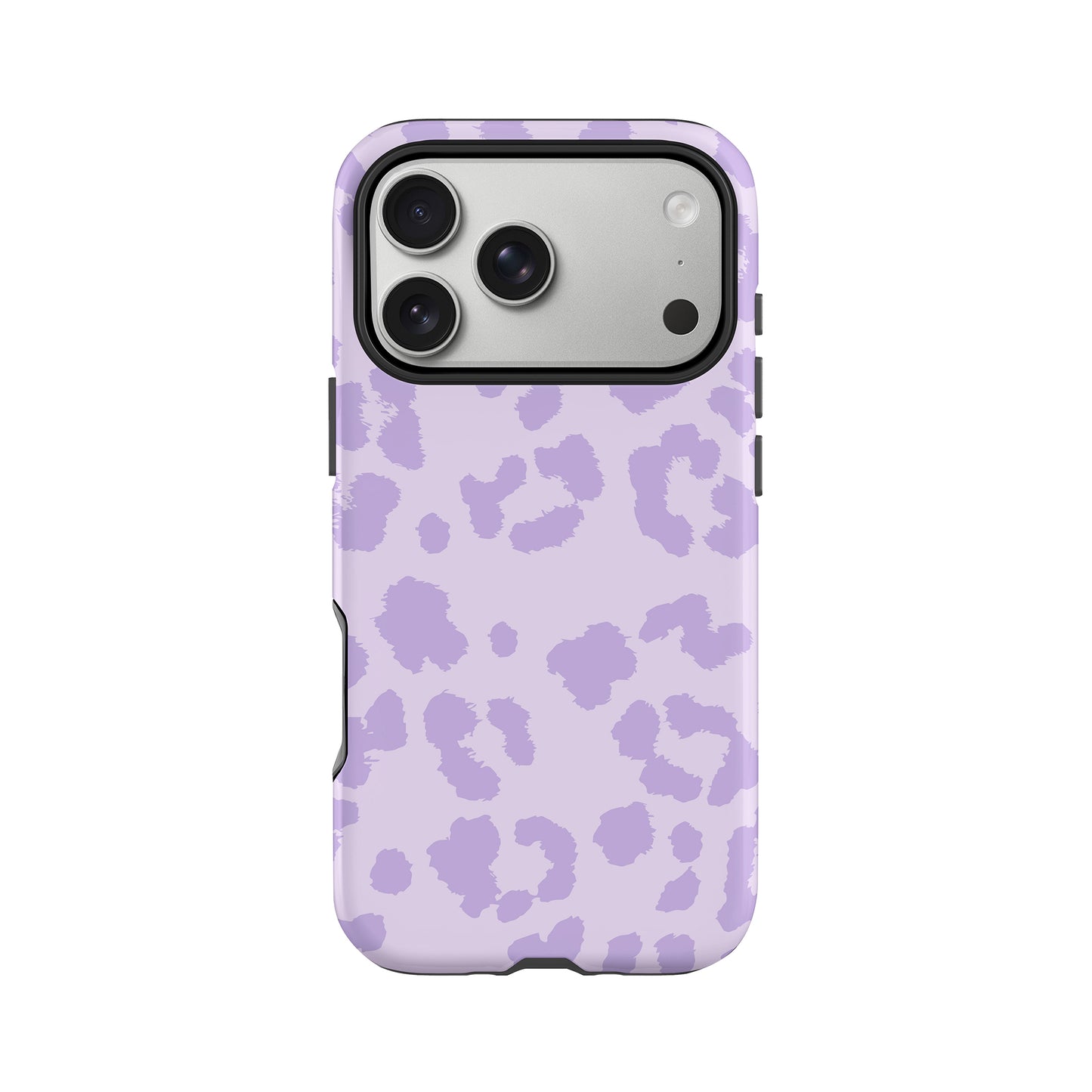 Muted Light Purple Leopard Print Case iPhone 17 Pro Phone Case