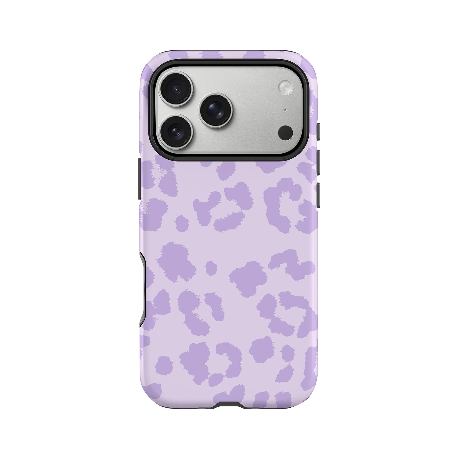 Muted Light Purple Leopard Print Case iPhone 17 Pro Phone Case