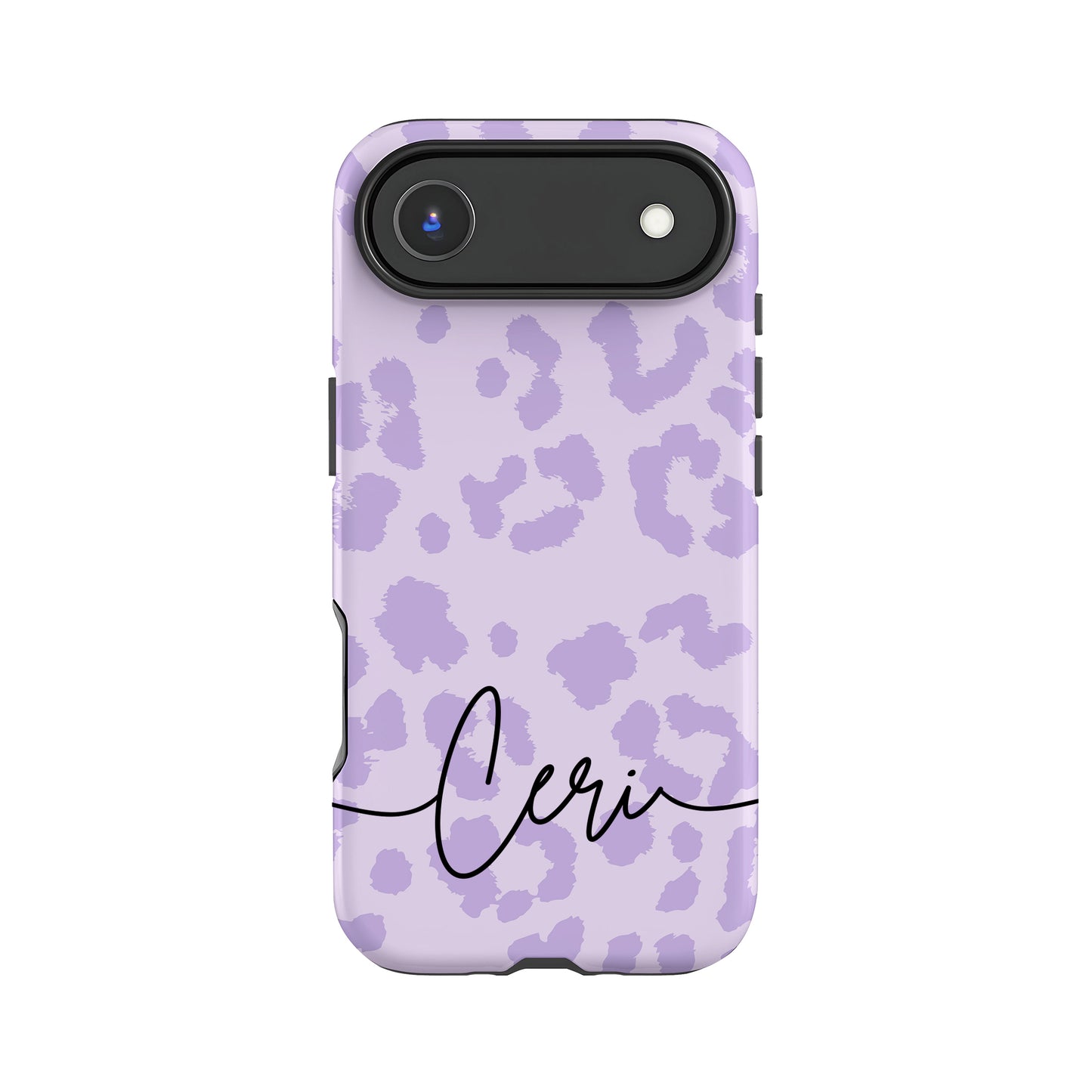 Personalised Purple Leopard Spot Pattern Case