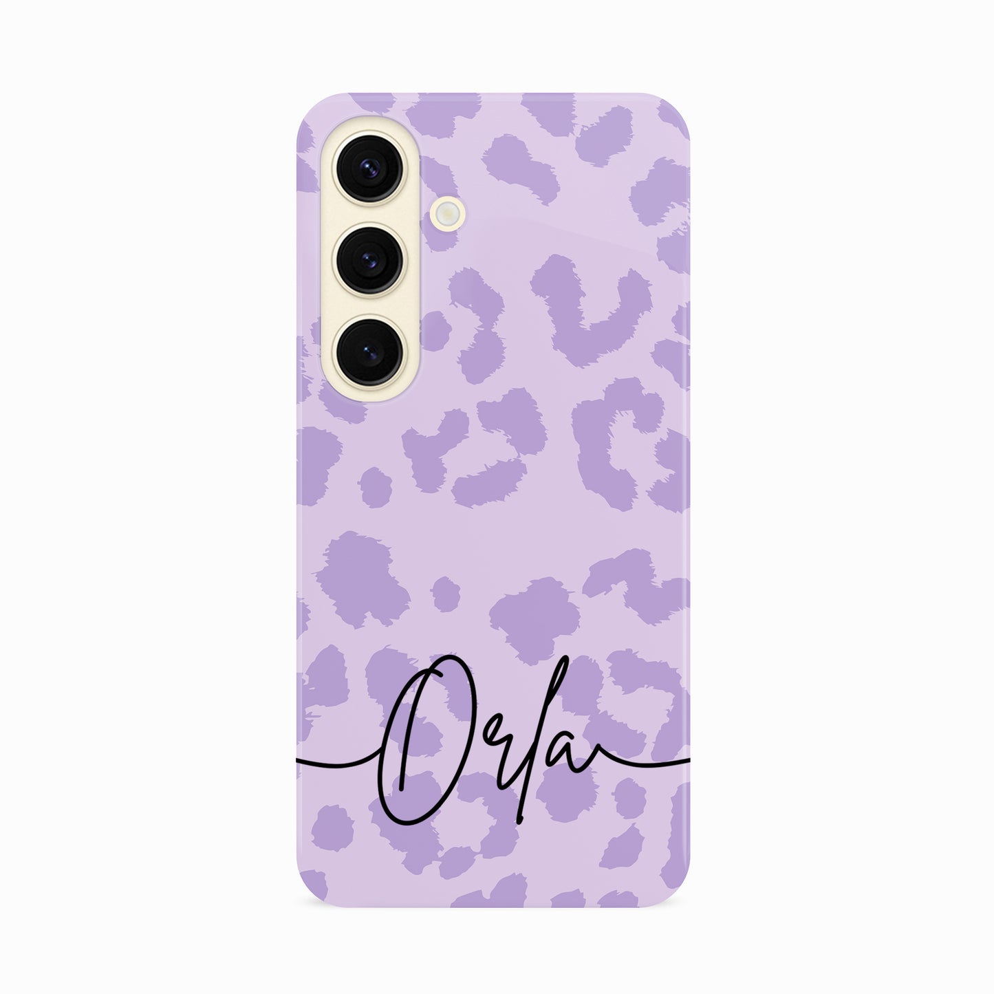 Personalised Purple Leopard Spot Pattern Case