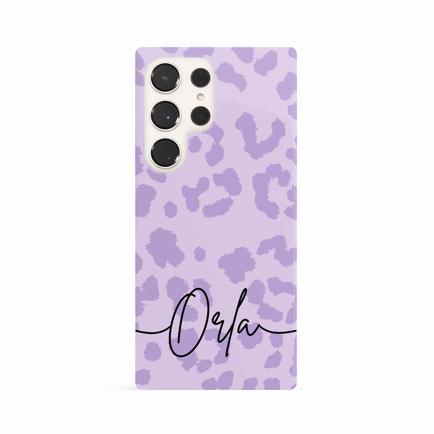 Personalised Purple Leopard Spot Pattern Case