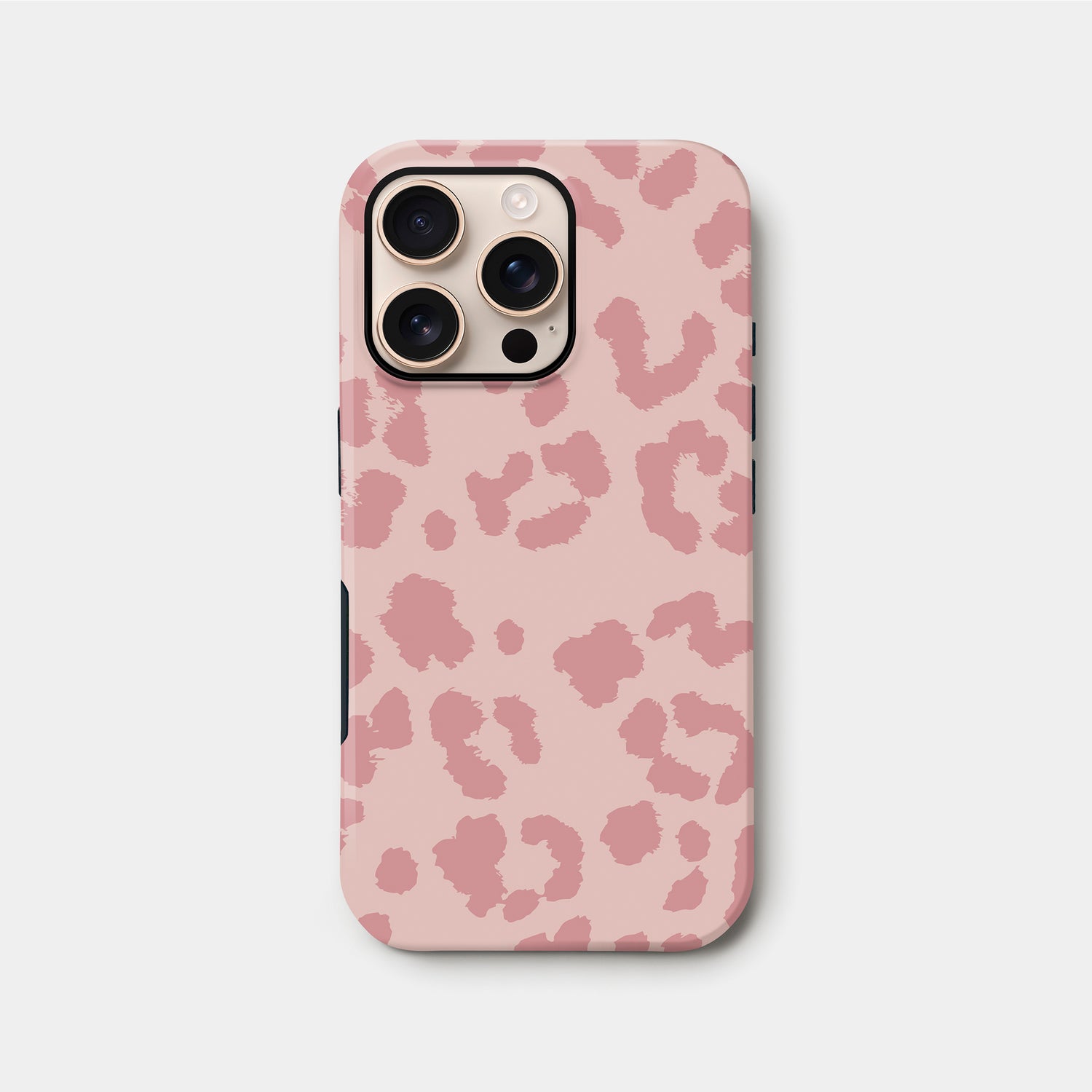 Muted Pink Leopard Print Case iPhone 16 Pro Phone Case