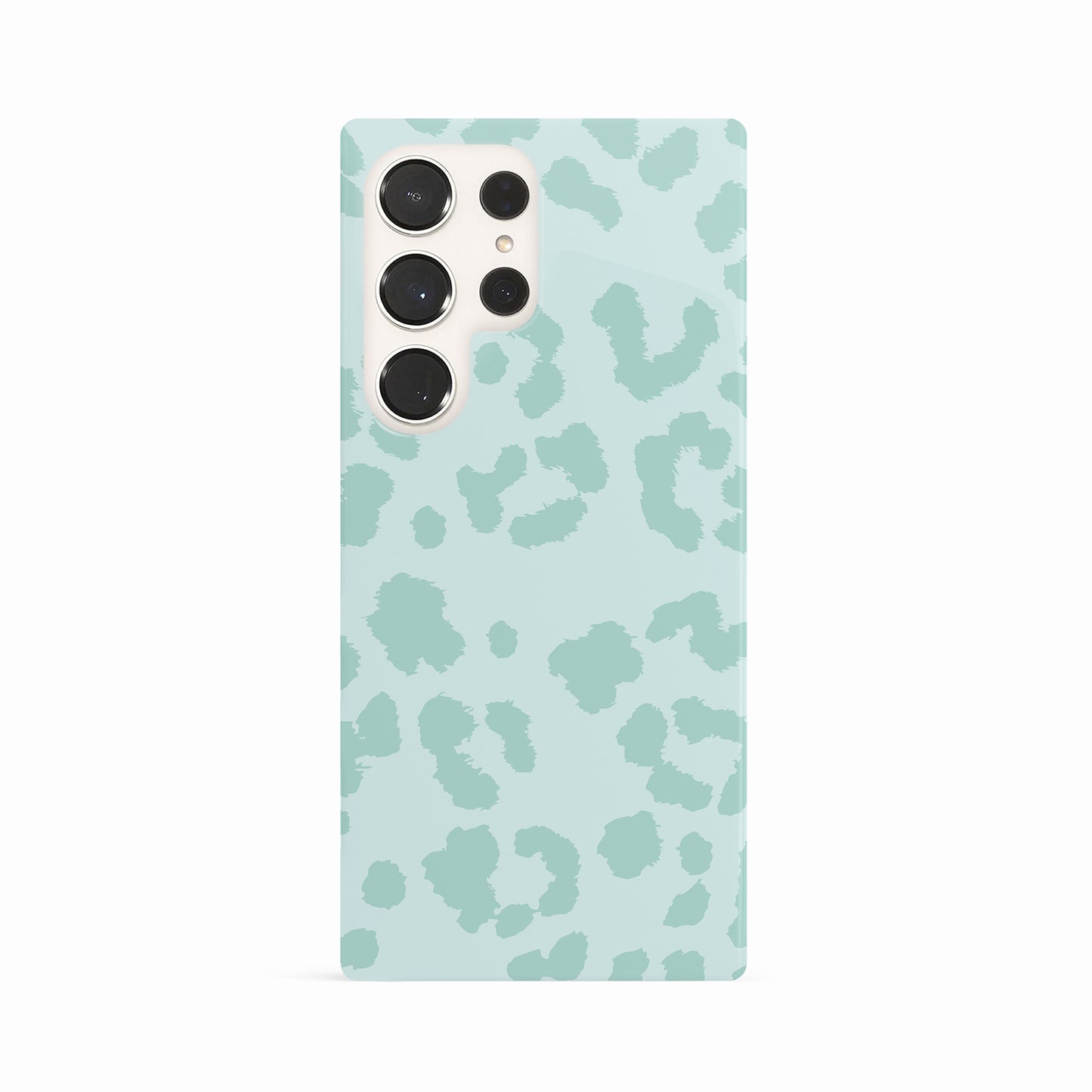 Muted Teal Blue Leopard Print Case Phone Case