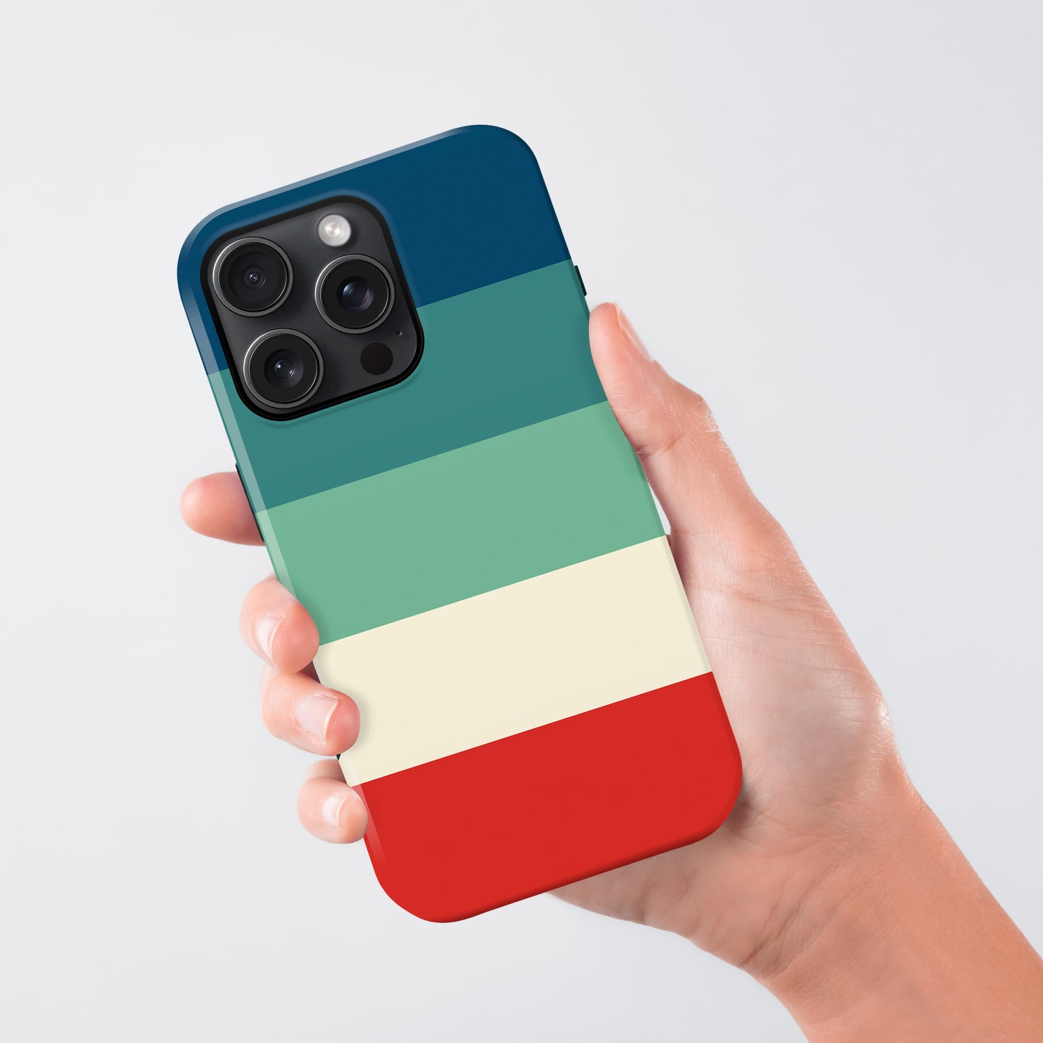 Red and Blue Stripes Custom Case Phone Case