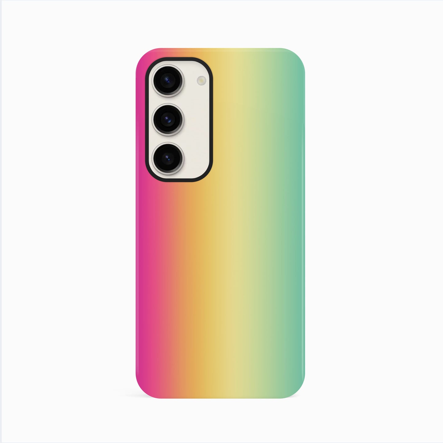 Rainbow Ombré Personalised Phone Case Samsung Galaxy S23 Phone Case