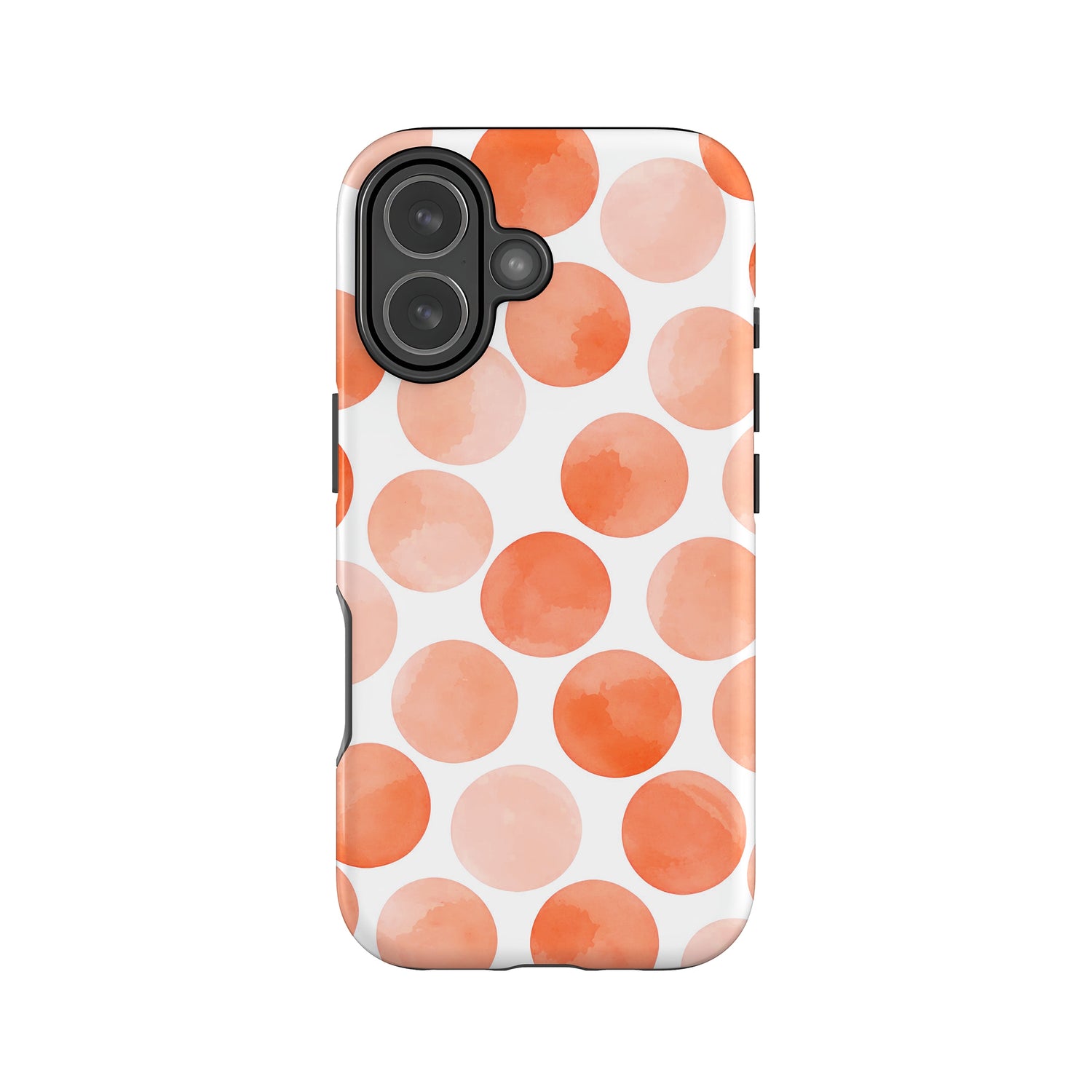 Abstract Orange Polka Dot Print Case iPhone 17 Phone Case