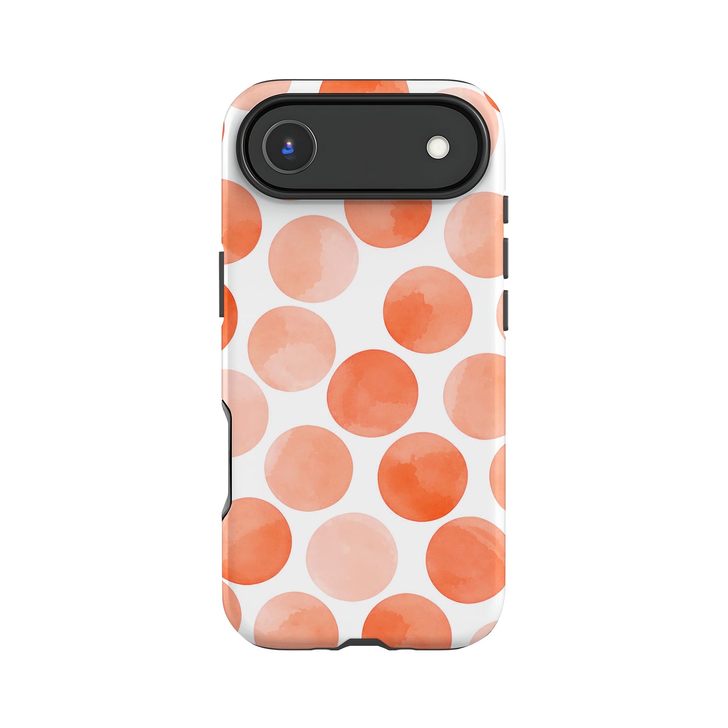Abstract Orange Polka Dot Print Case iPhone 17 Air Phone Case