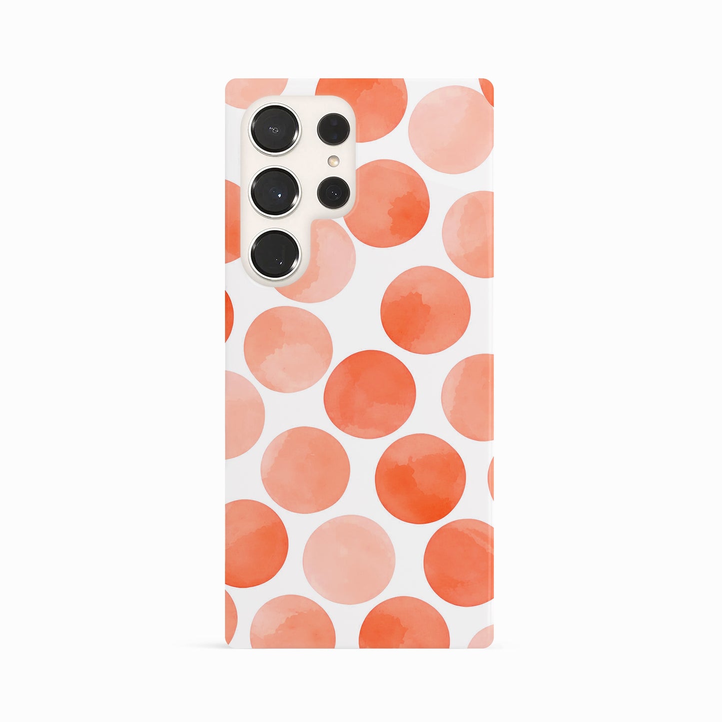 Abstract Orange Polka Dot Print Case Phone Case