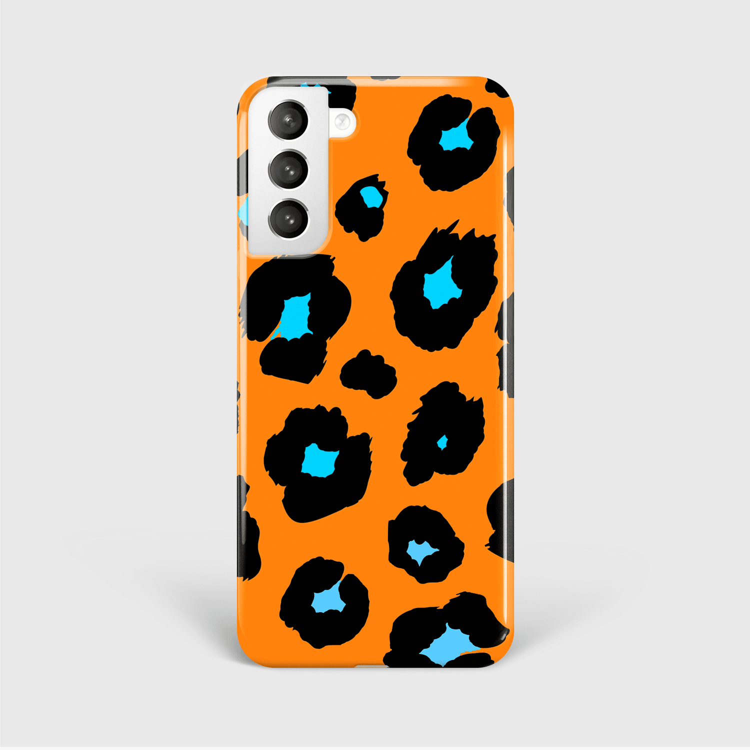 Orange and Blue Leopard Print Case  Phone Case