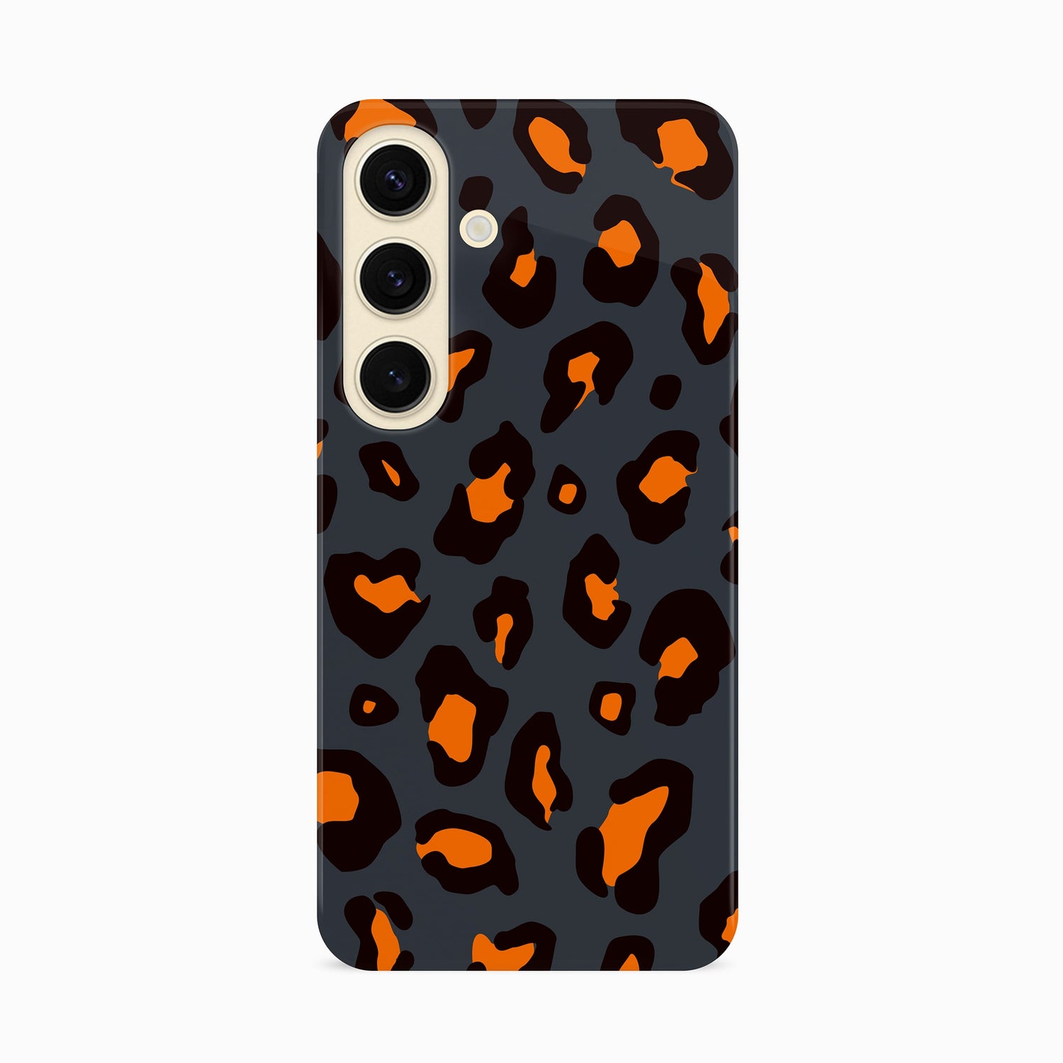 Orange Charcoal Leopard Print Case Phone Case